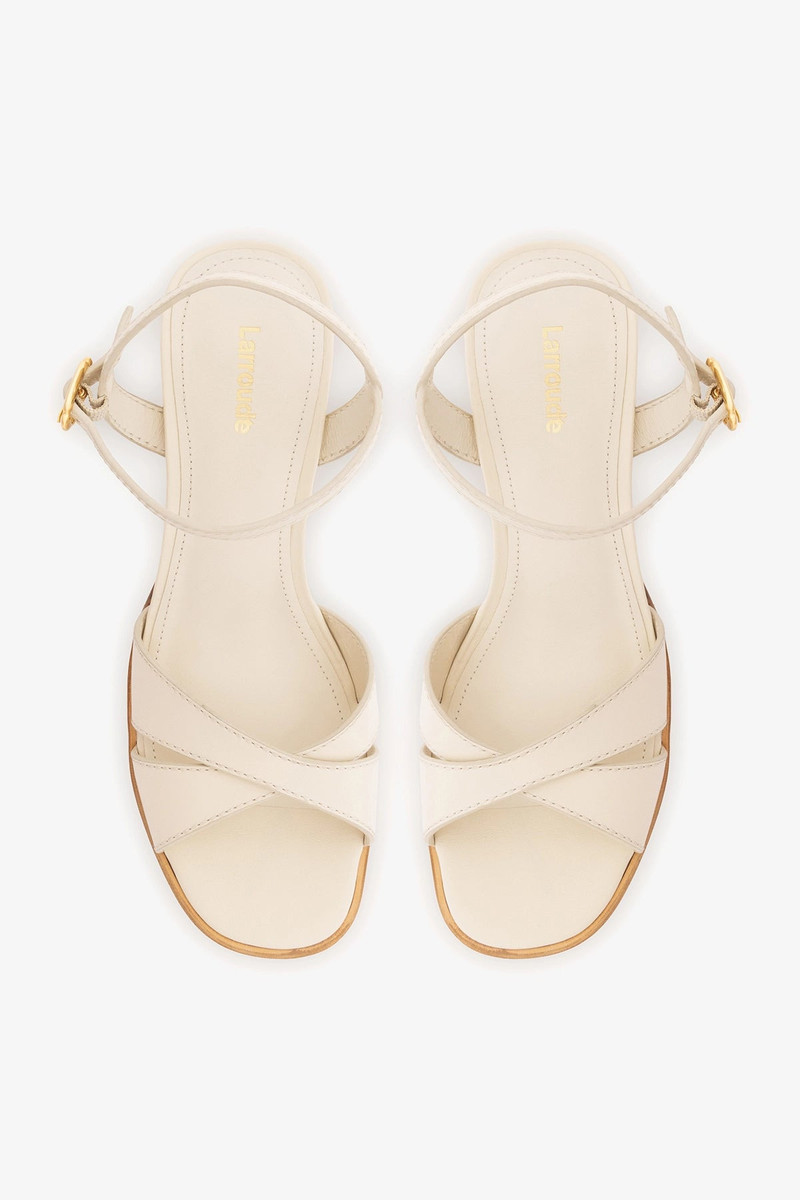 Roma Sandal Ivory Leather 5