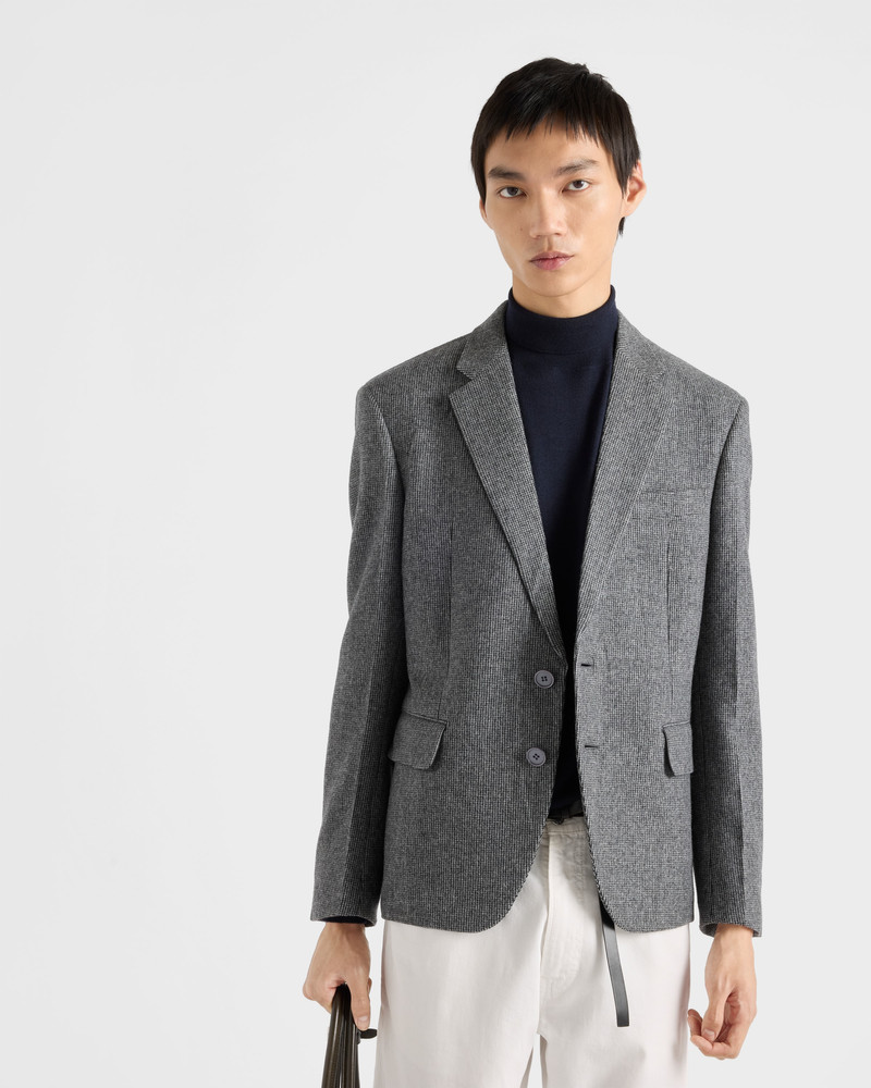 Single-breasted wool jacket 3
