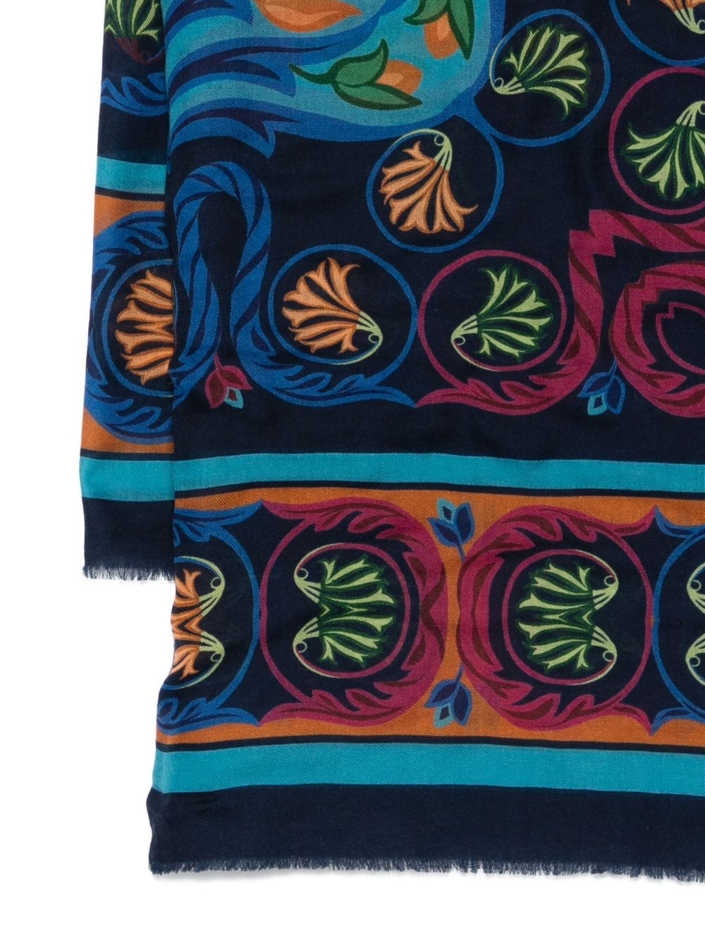 paisley-pattern scarf - 3