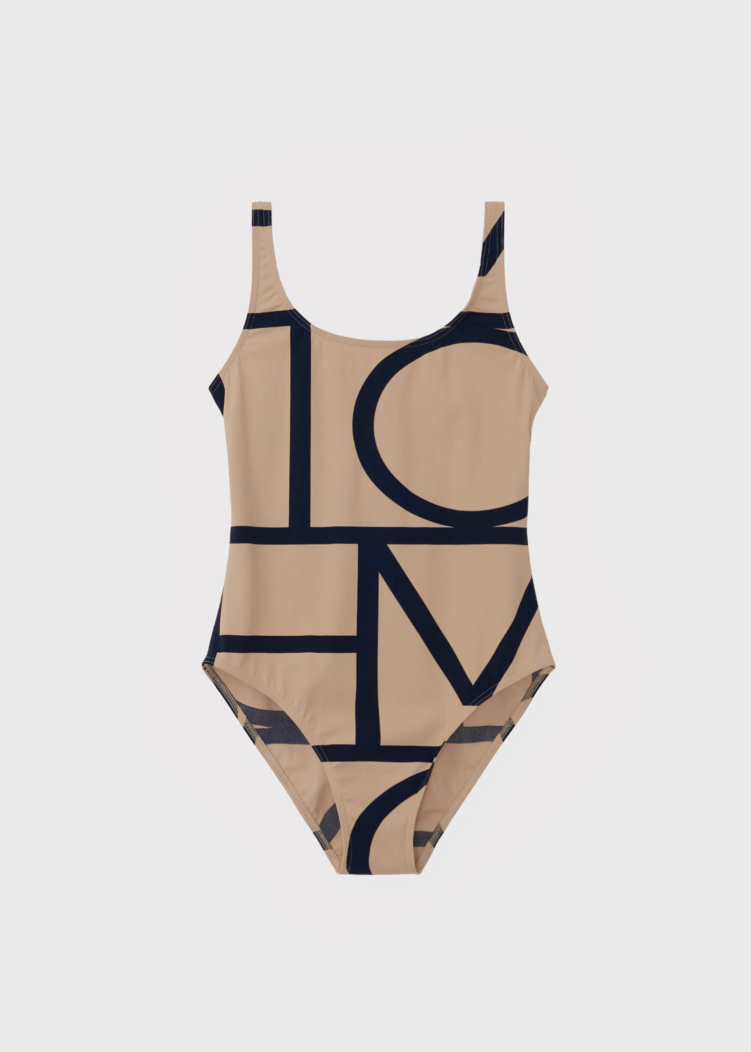 Monogram swimsuit beige - 1