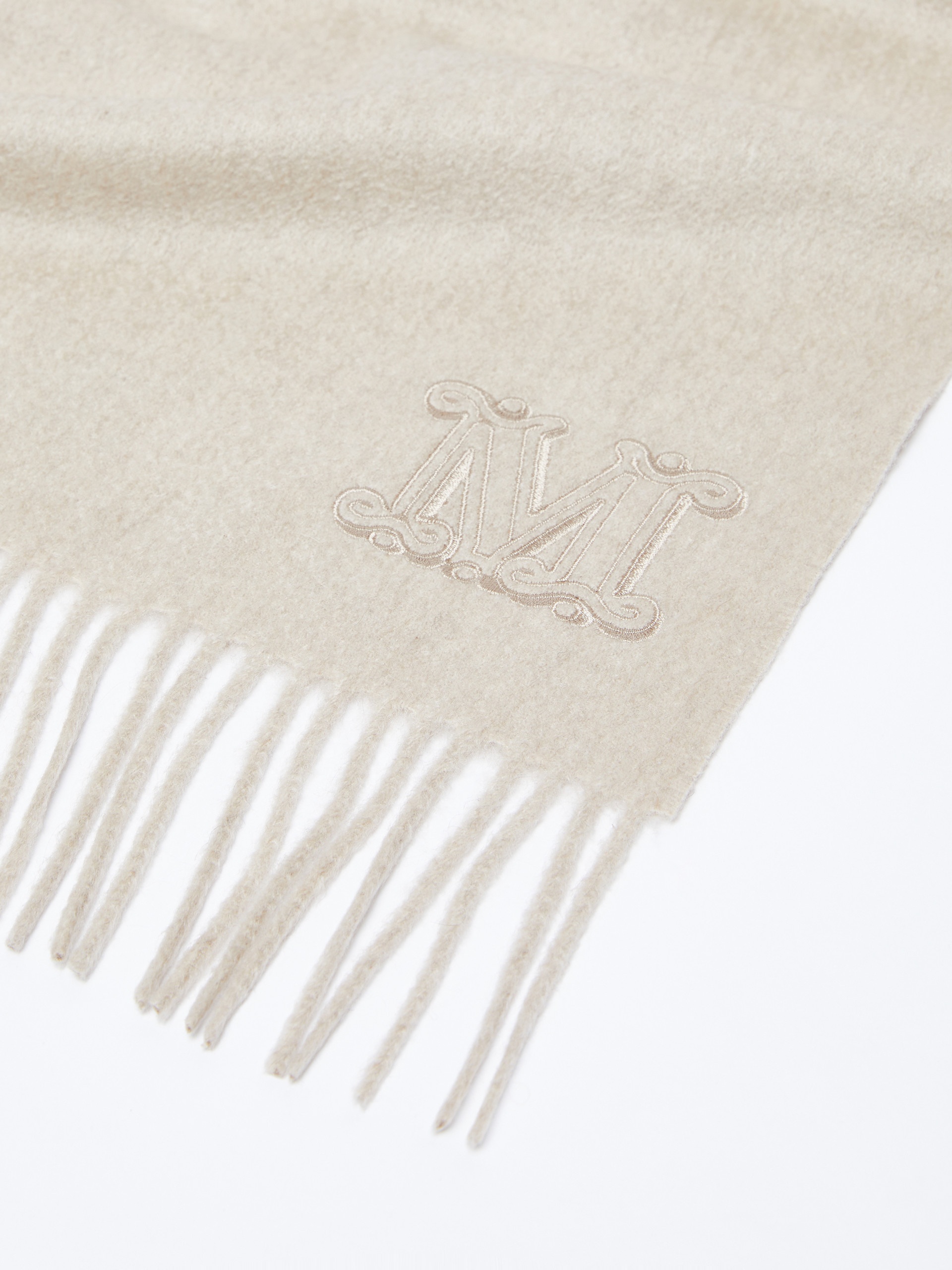 WSDALIA Cashmere stole with monogram embroidery - 2