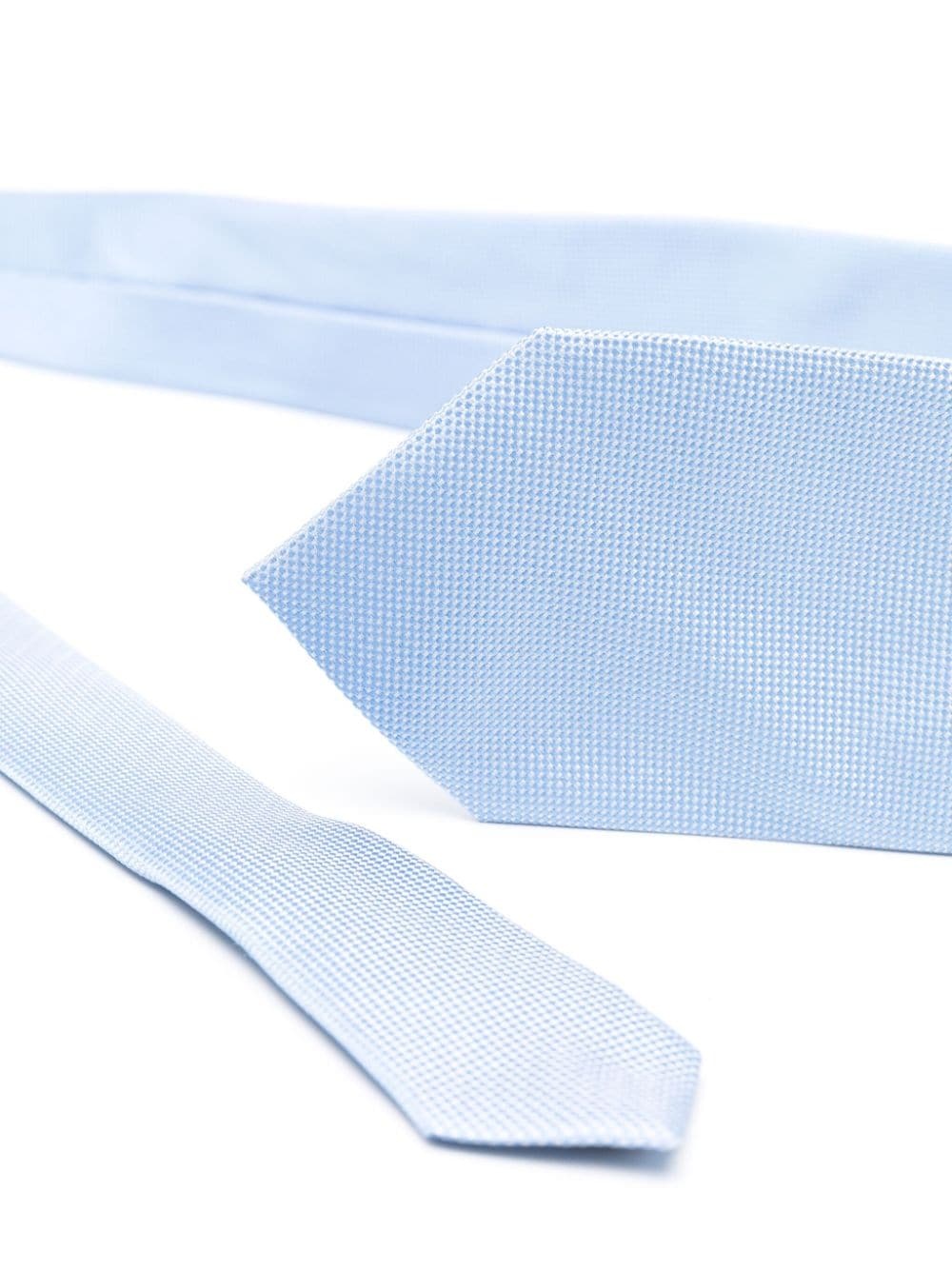 interwoven-design silk tie - 2