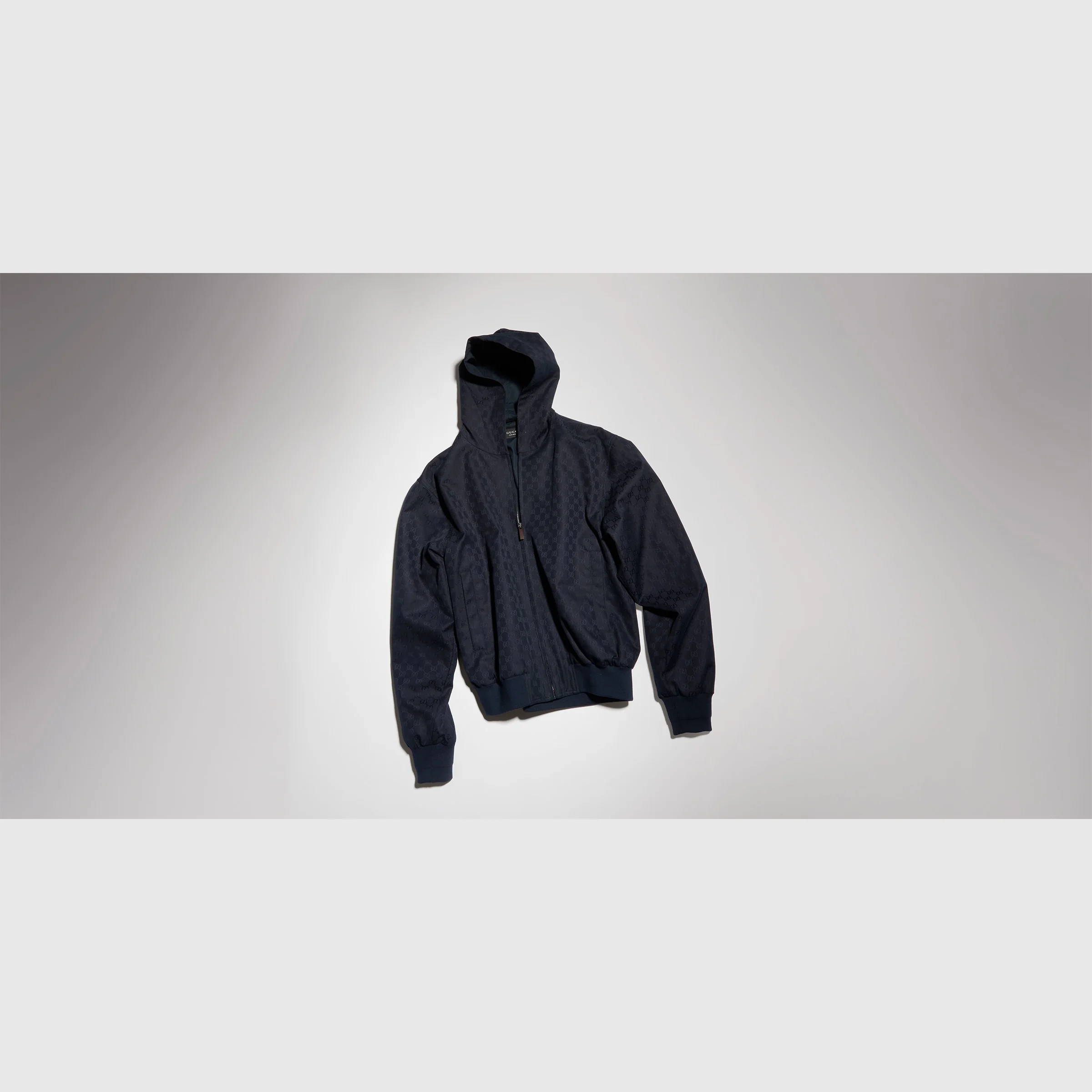 GG cotton canvas zip jacket - 1