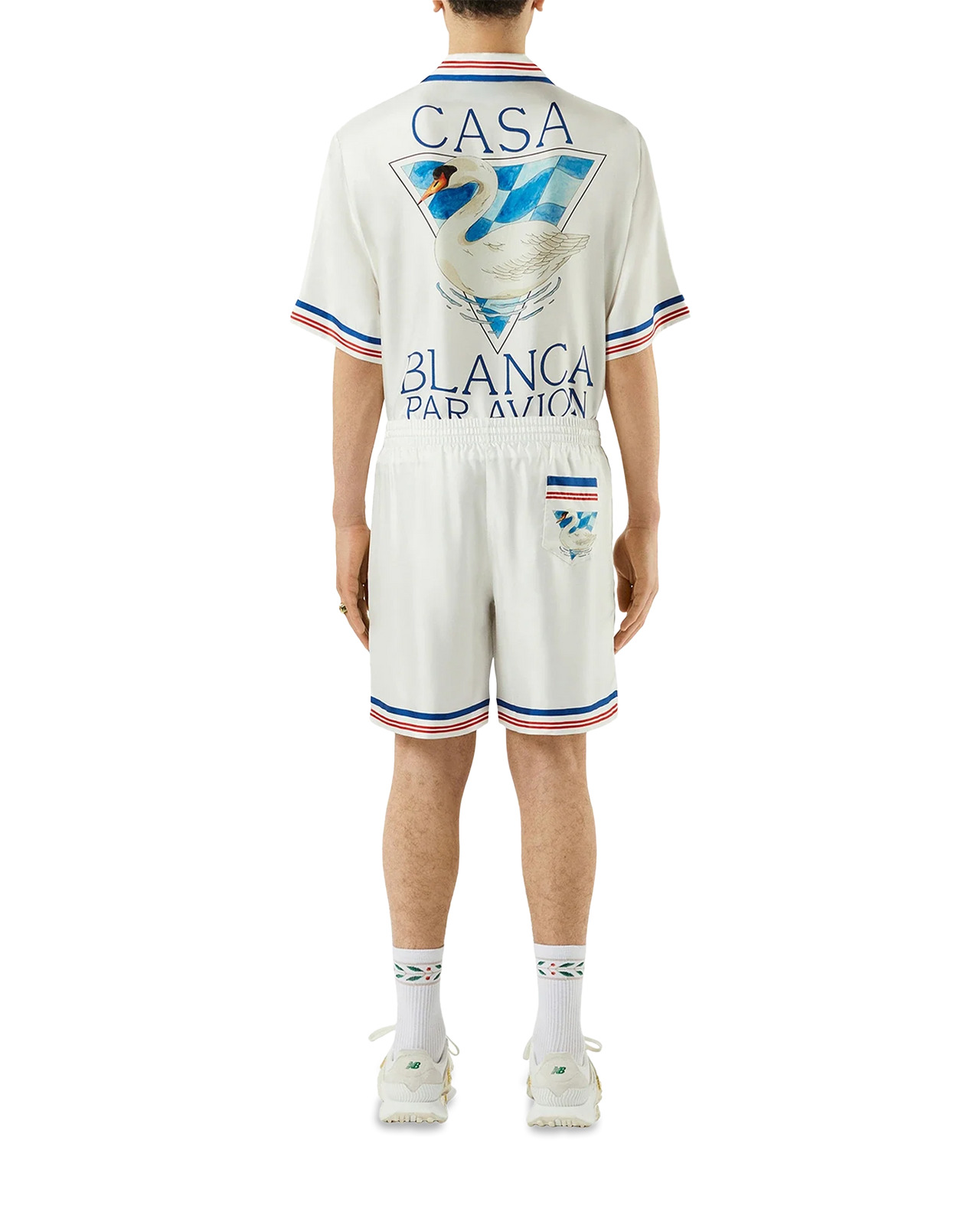 Casablanca Par Avion Silk Shorts - 2