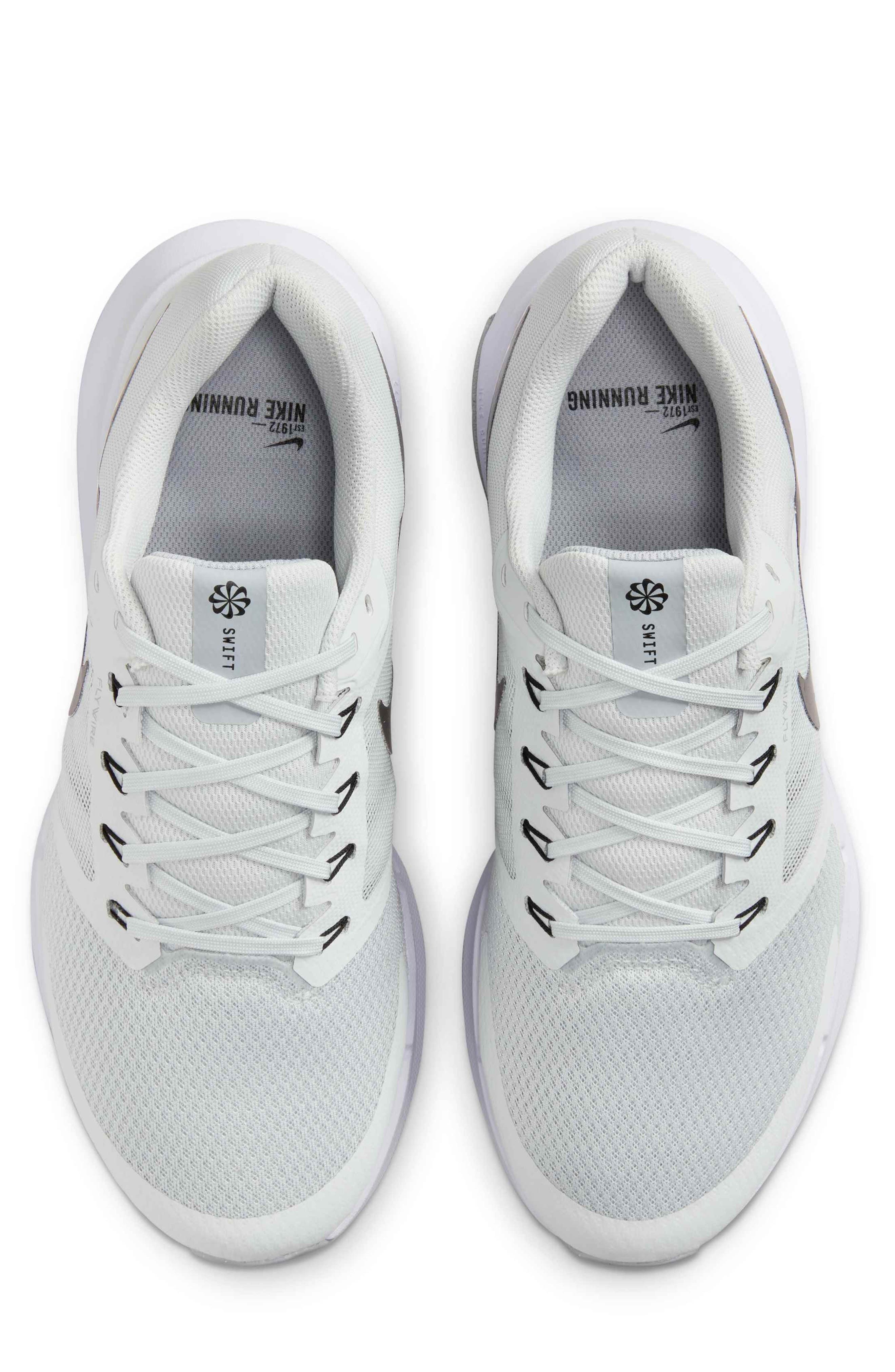 Nike Run Swift 3 Running Shoe in Photon Dust/White at Nordstrom - 3