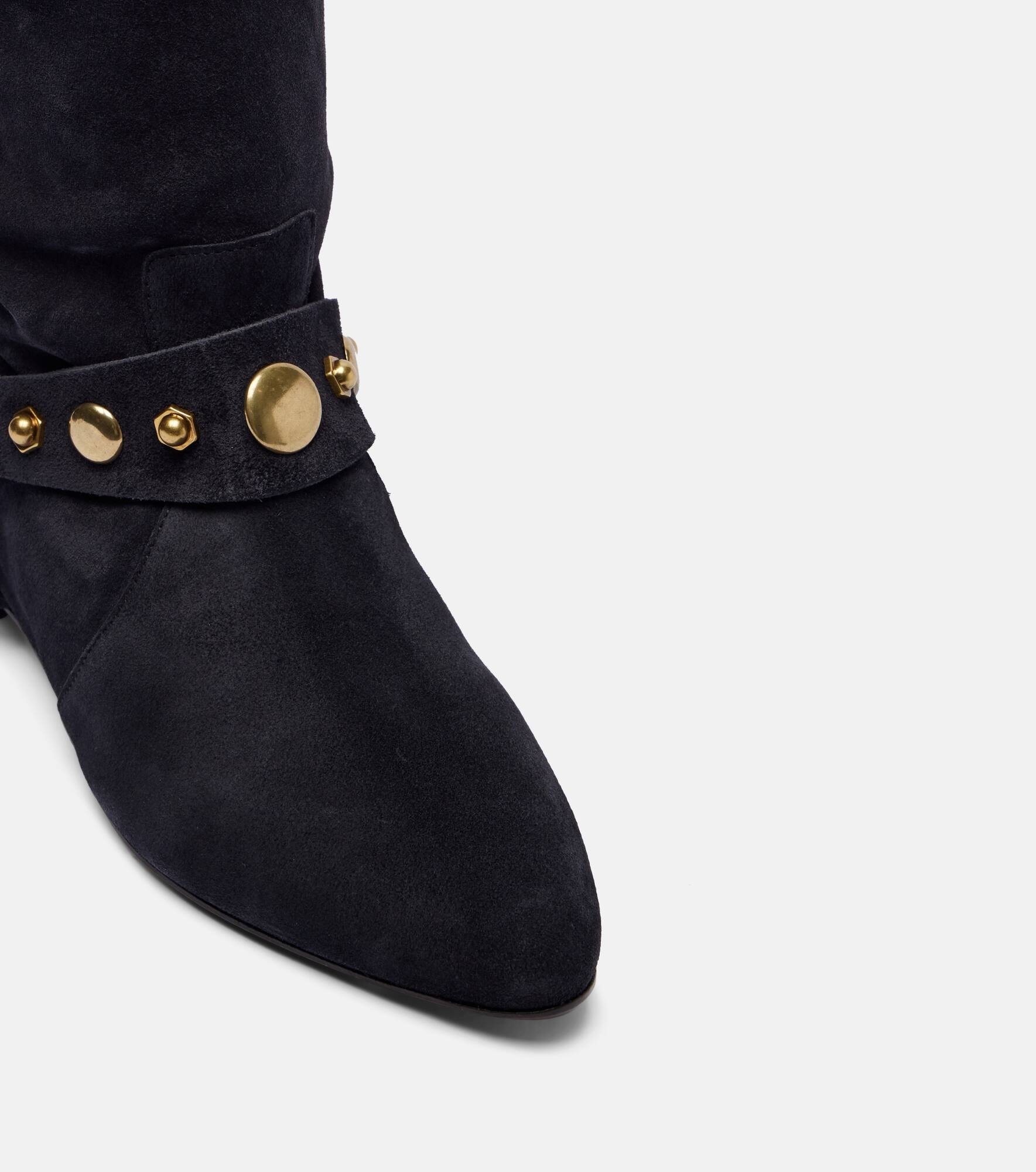Selize suede over-the-knee boots - 5