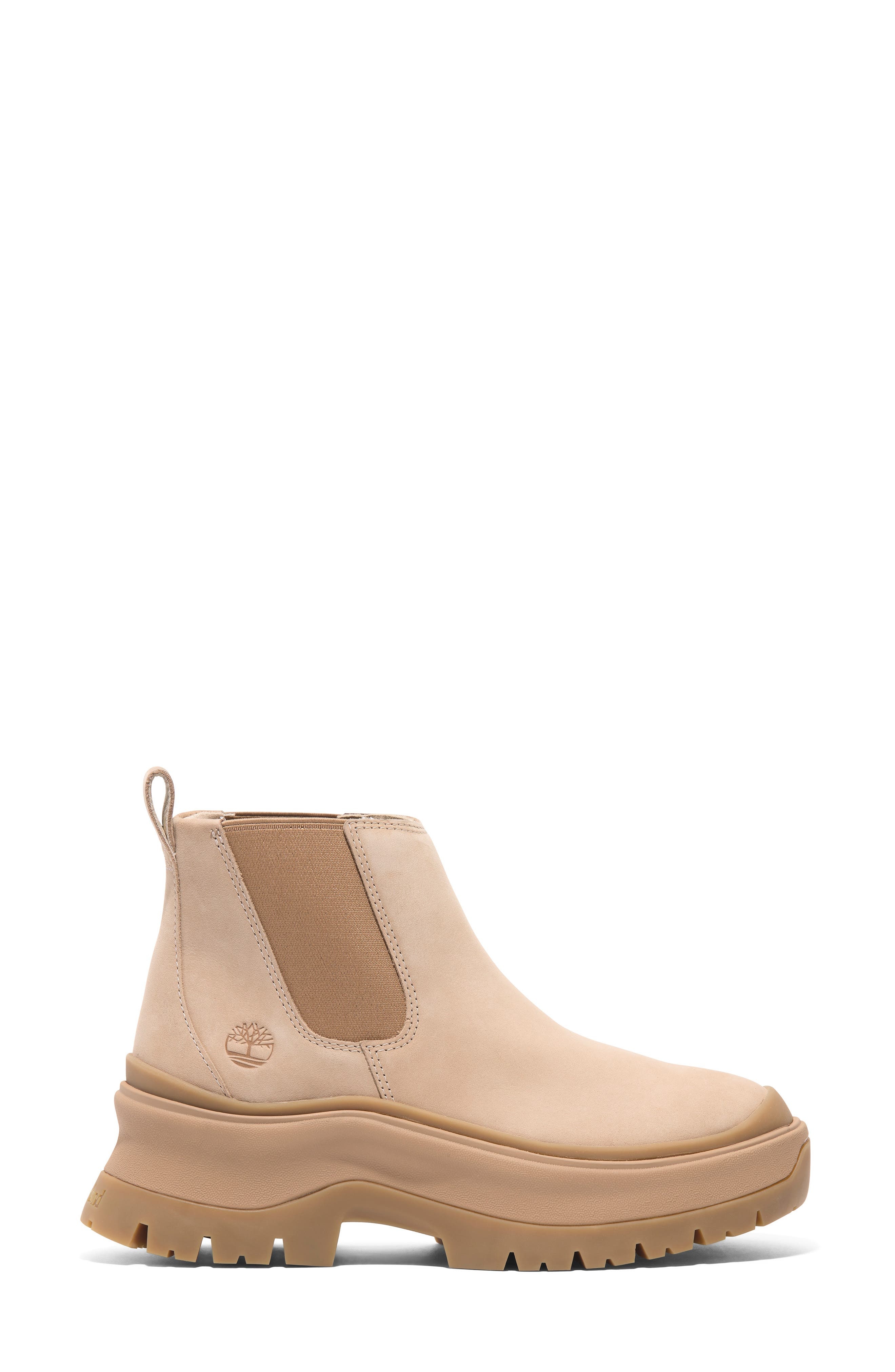 Timberland Roxie Lane Chelsea Boot in Light Beige Nubuck at Nordstrom - 2