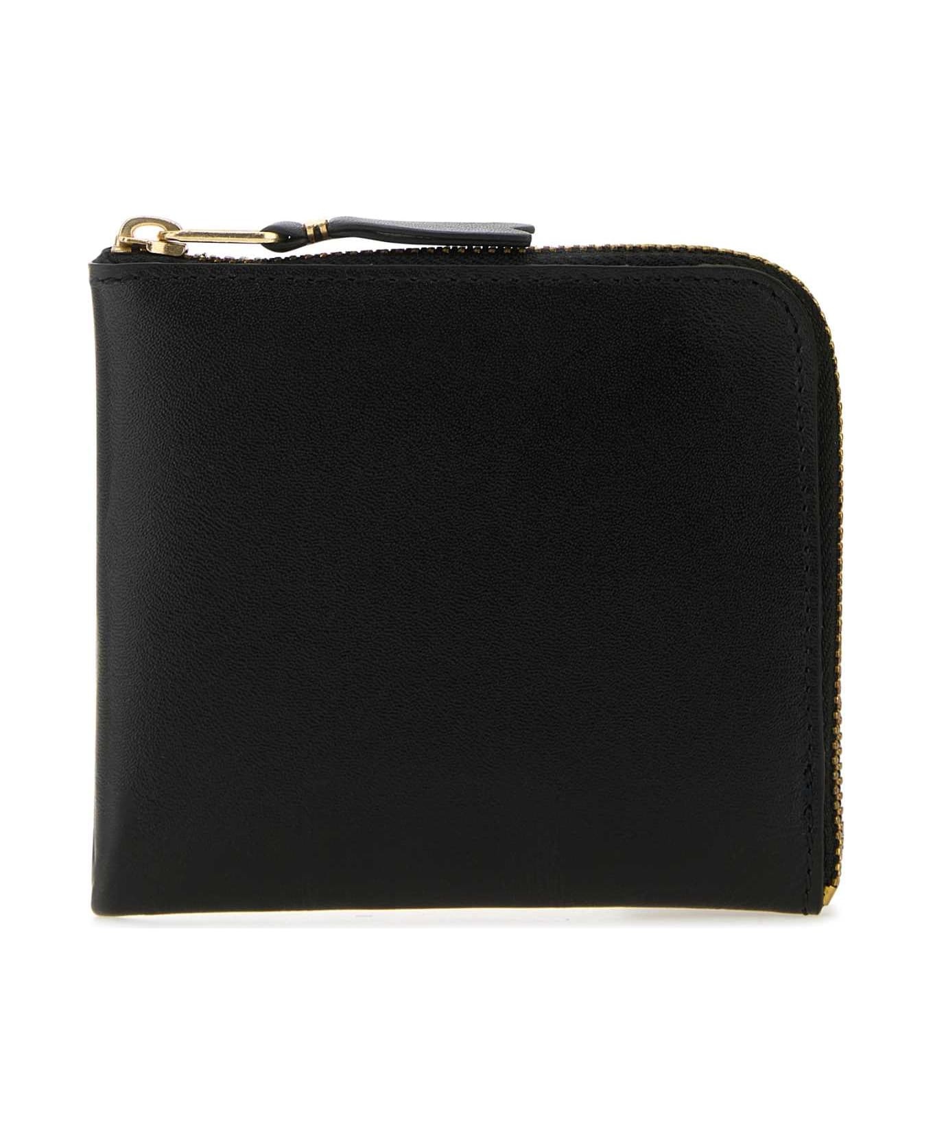 Black Leather Wallet - 1