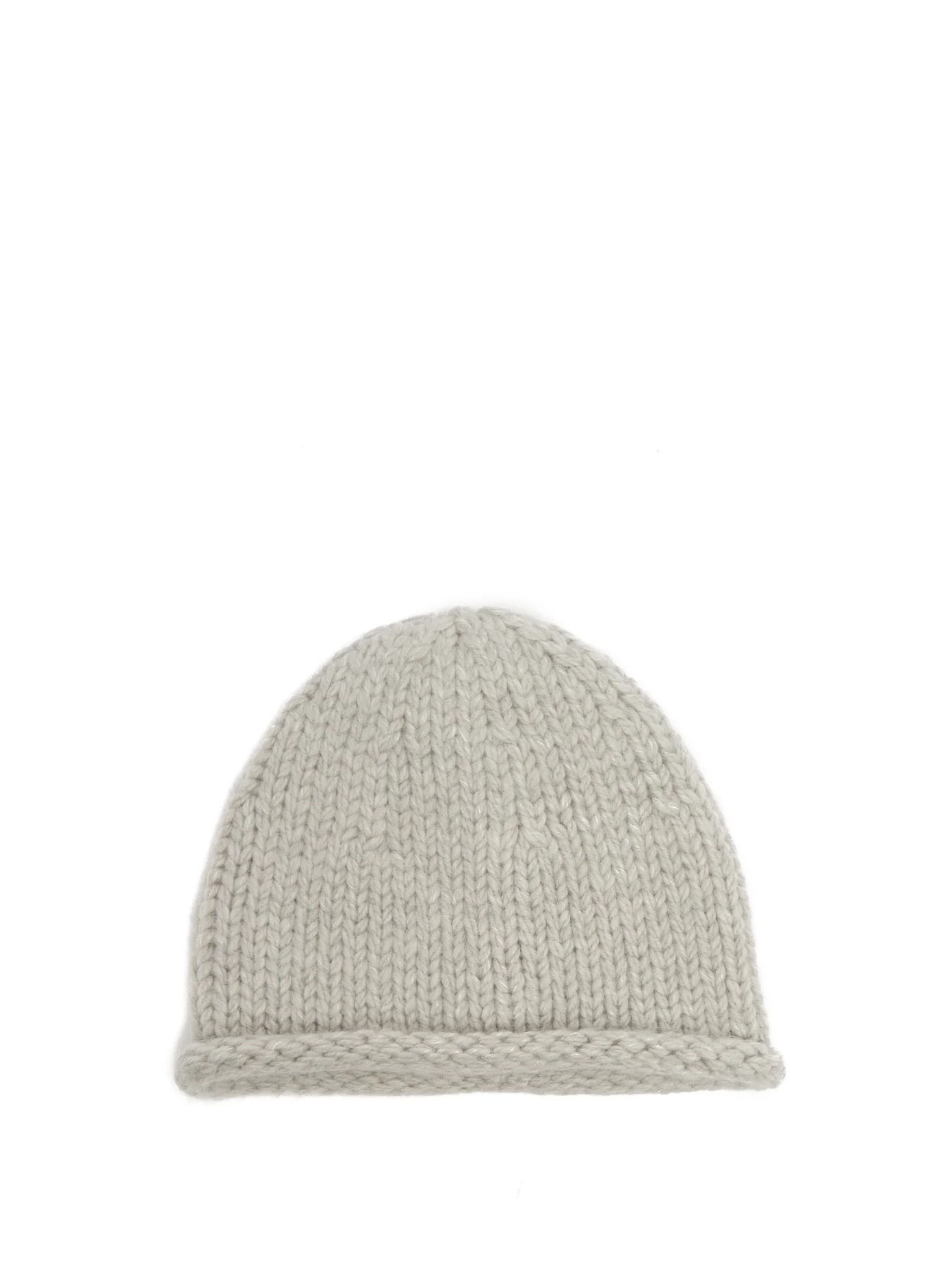 Rolled-cuff wool-blend beanie - 1