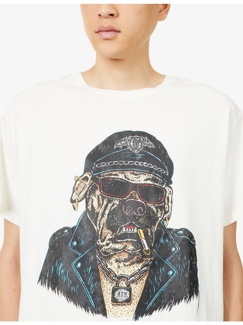 Printed Crewneck Cotton-Jersey T-Shirt - 5