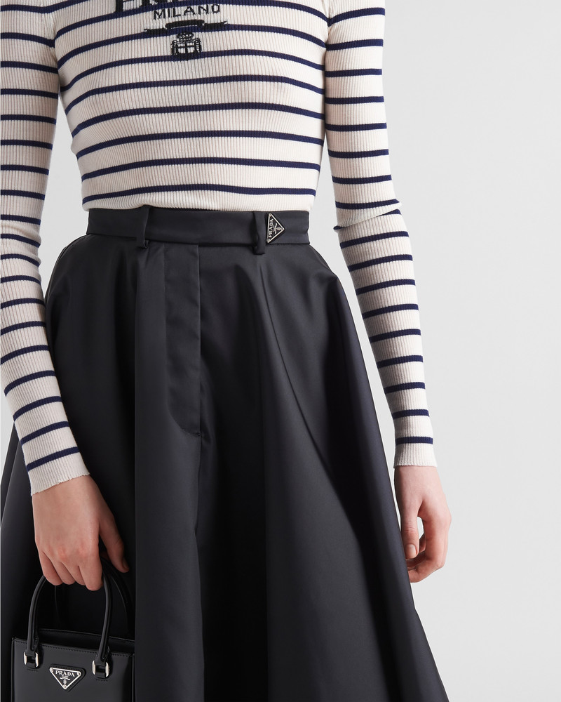 Re-Nylon pleated skirt 3