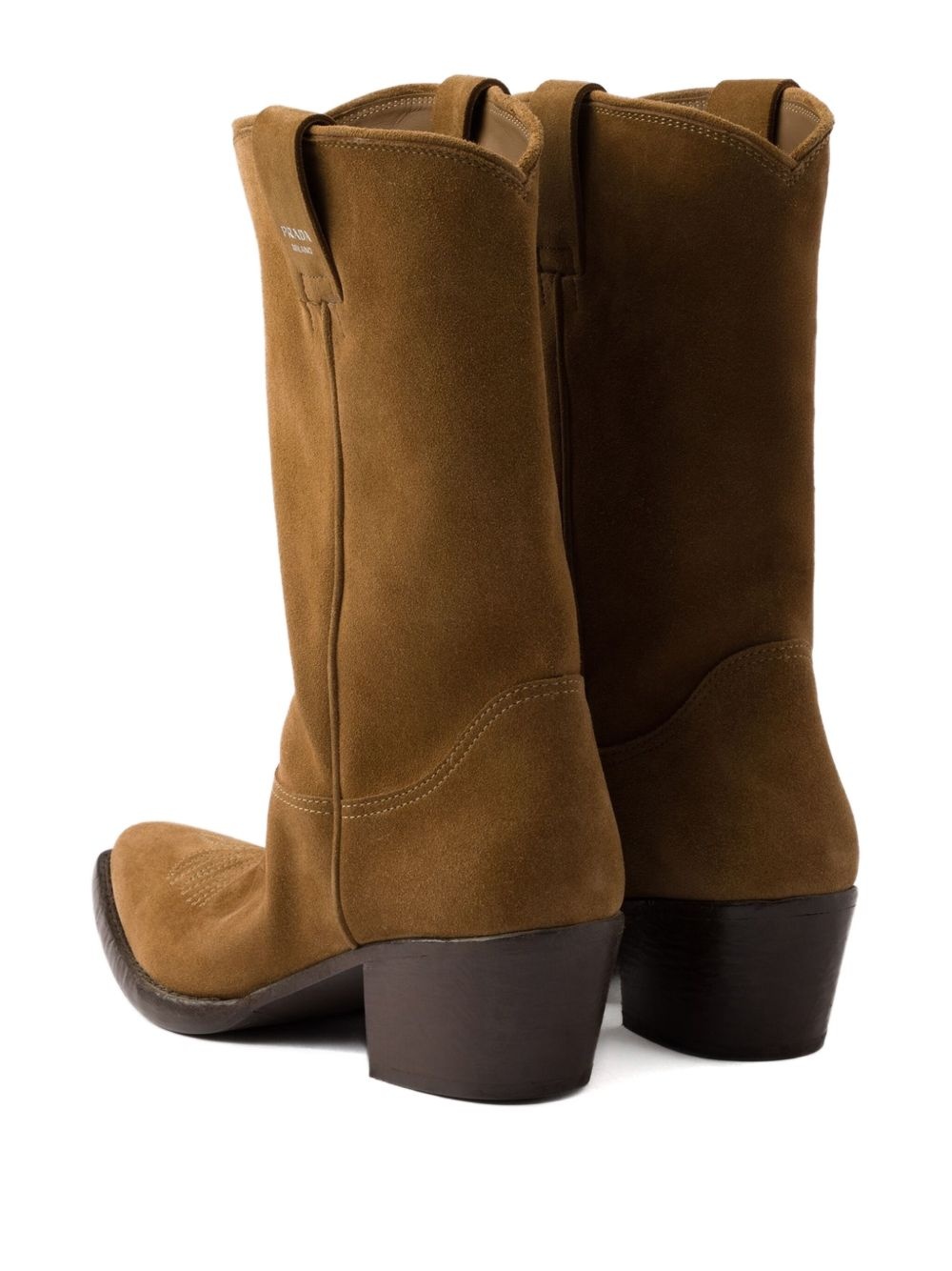 suede Western ankle boots - 3