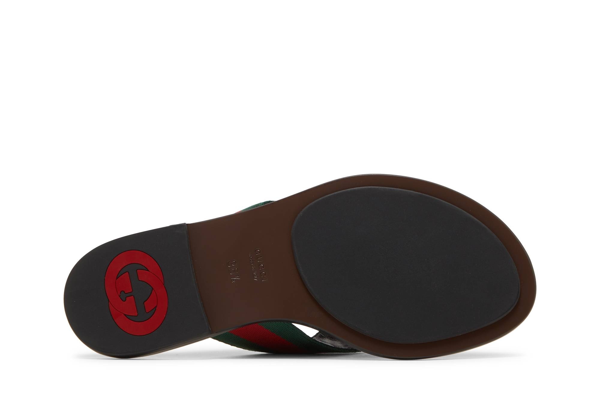 Gucci Wmns GG Web Sandal 'Black' - 4