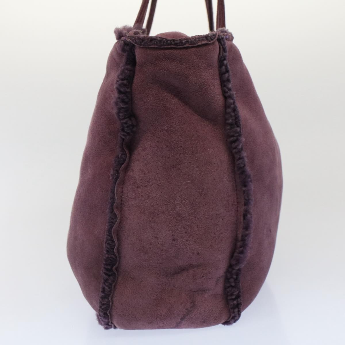 CHANEL Hand Bag Mouton Purple CC - 3