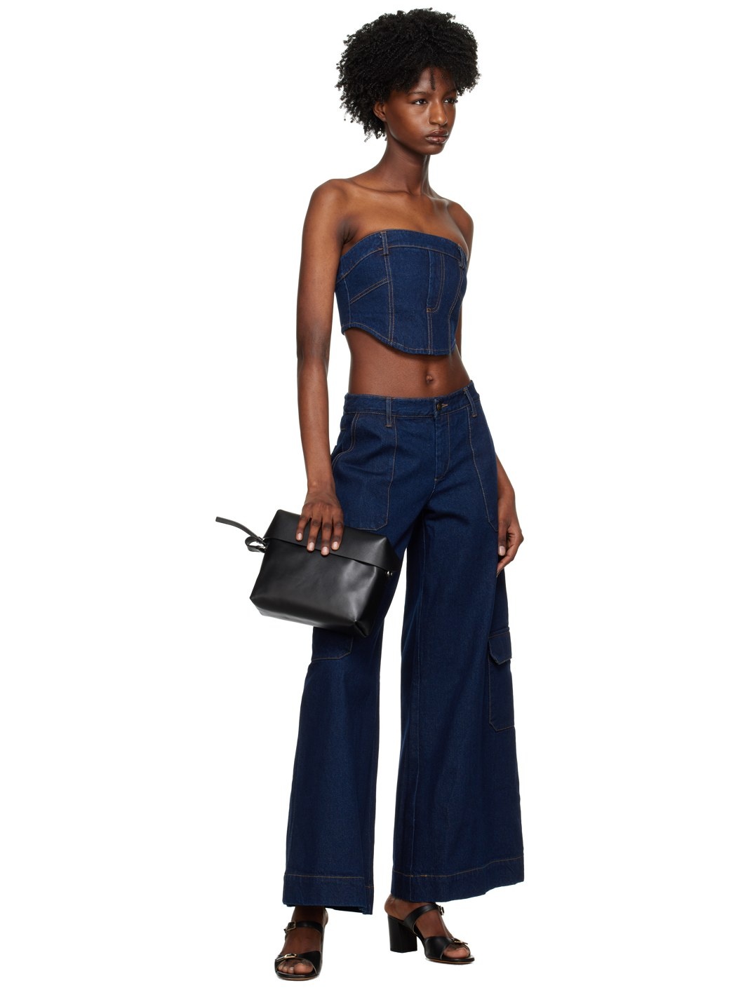 Blue Roxanne Corset Top - 4