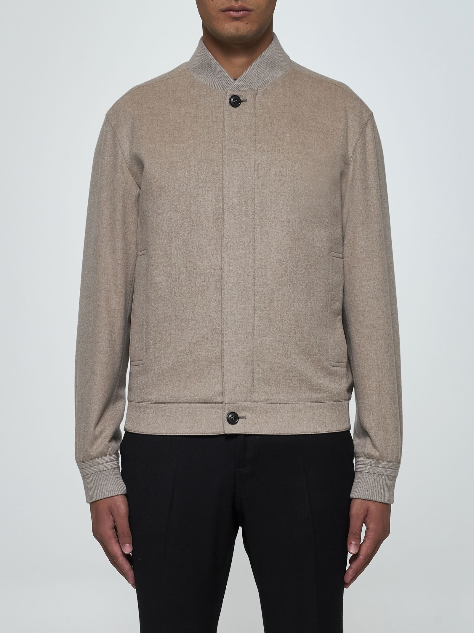 Cashmere bomber jacket - 3