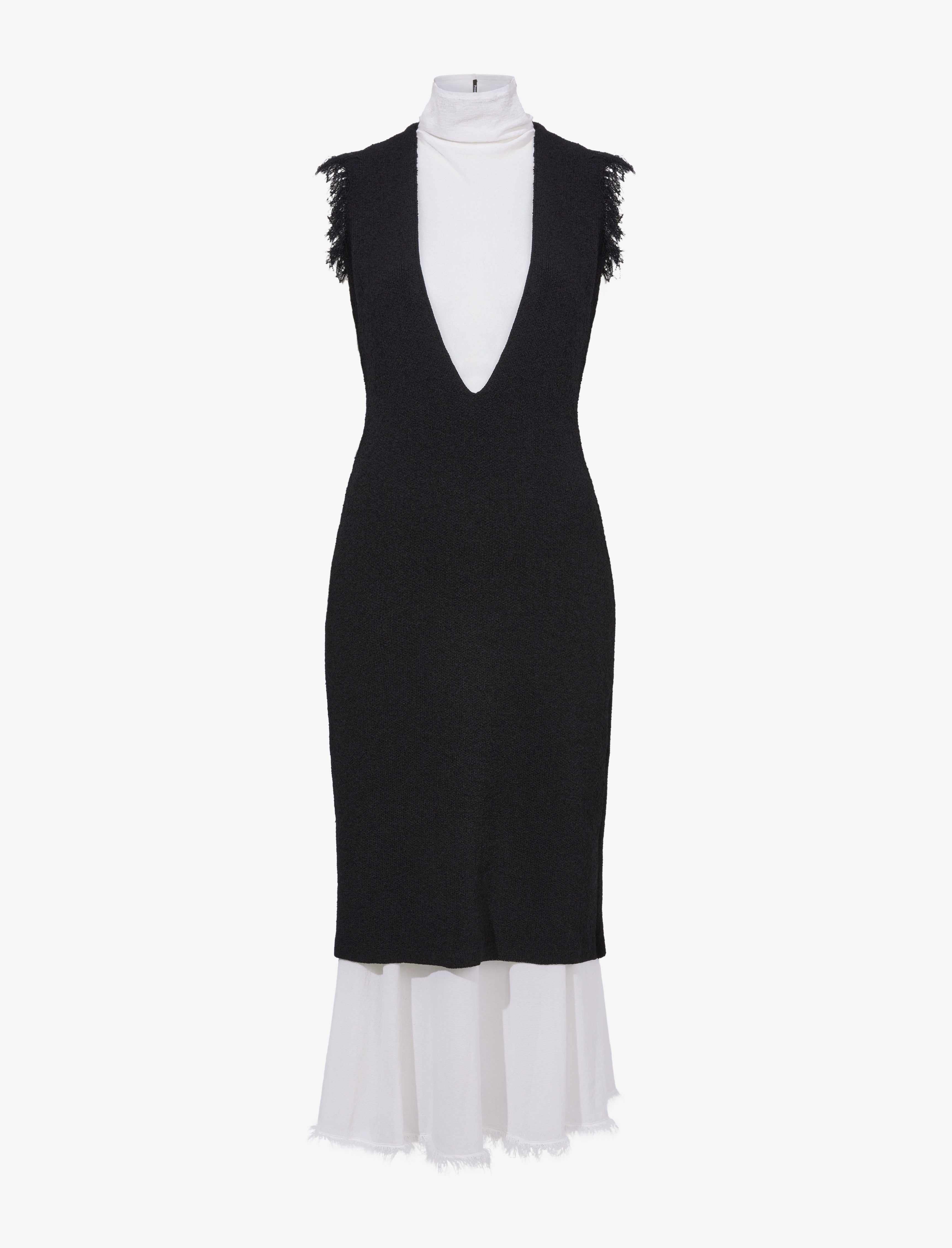 Mary Dress in Viscose Knit Boucle - 1