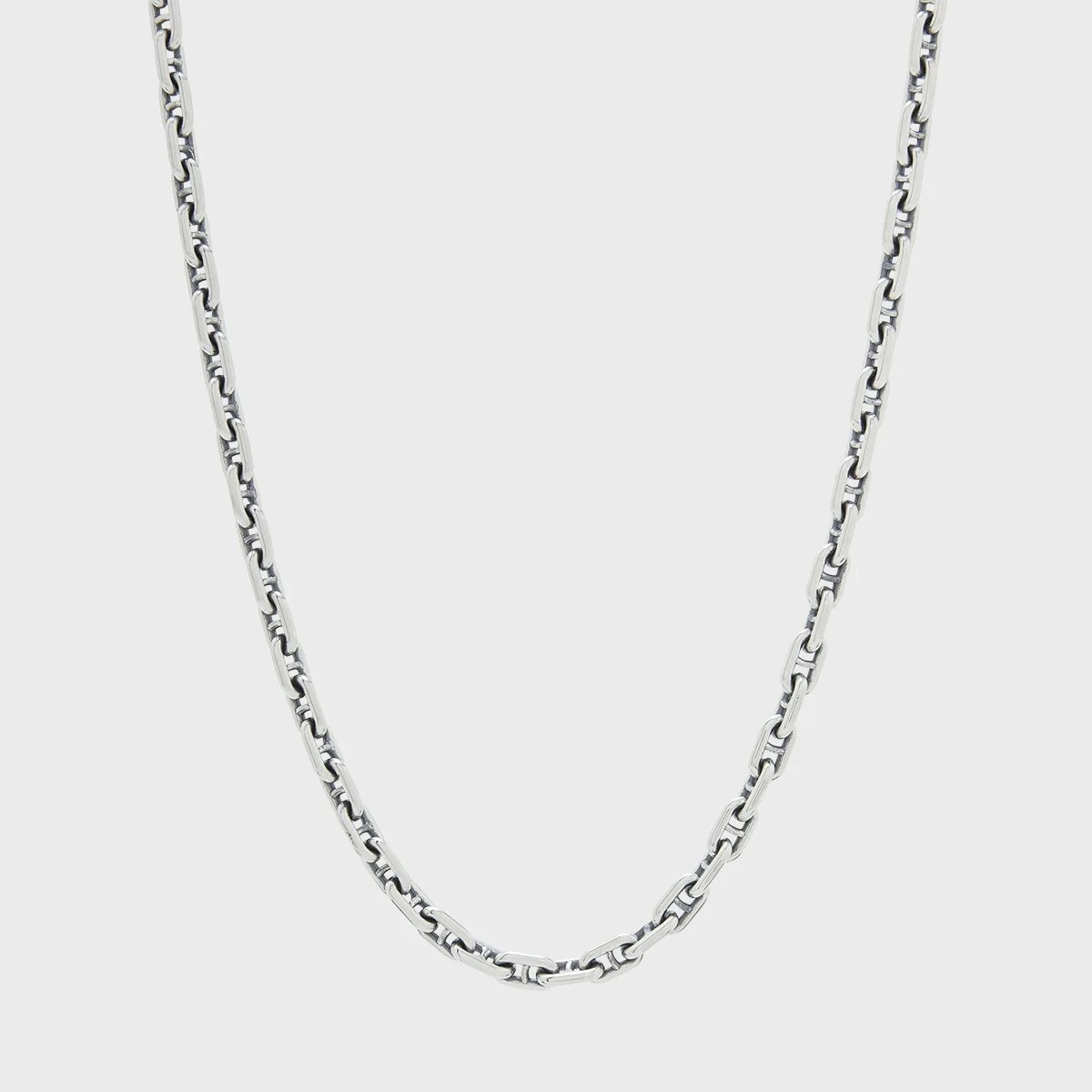 CS-M22-3A24 GOOD ART HLYWD Model 22 Necklace Link Size 3A At 24'' - Sterling Silver - 1