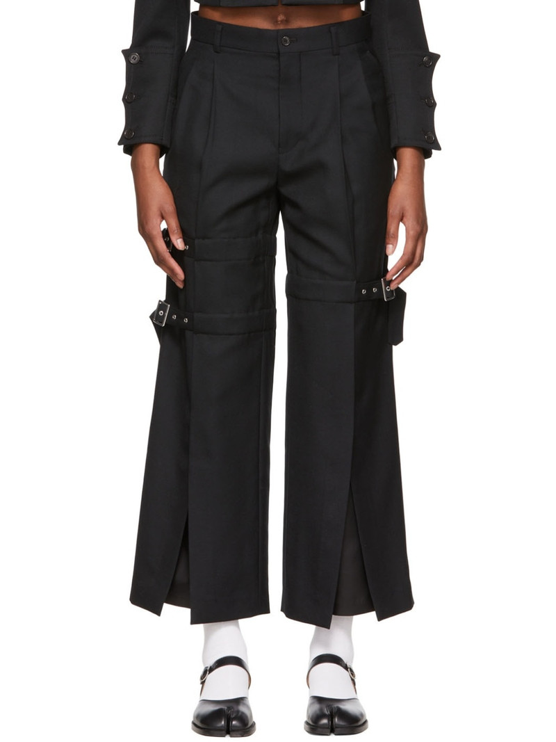 Black Wool Trousers 1