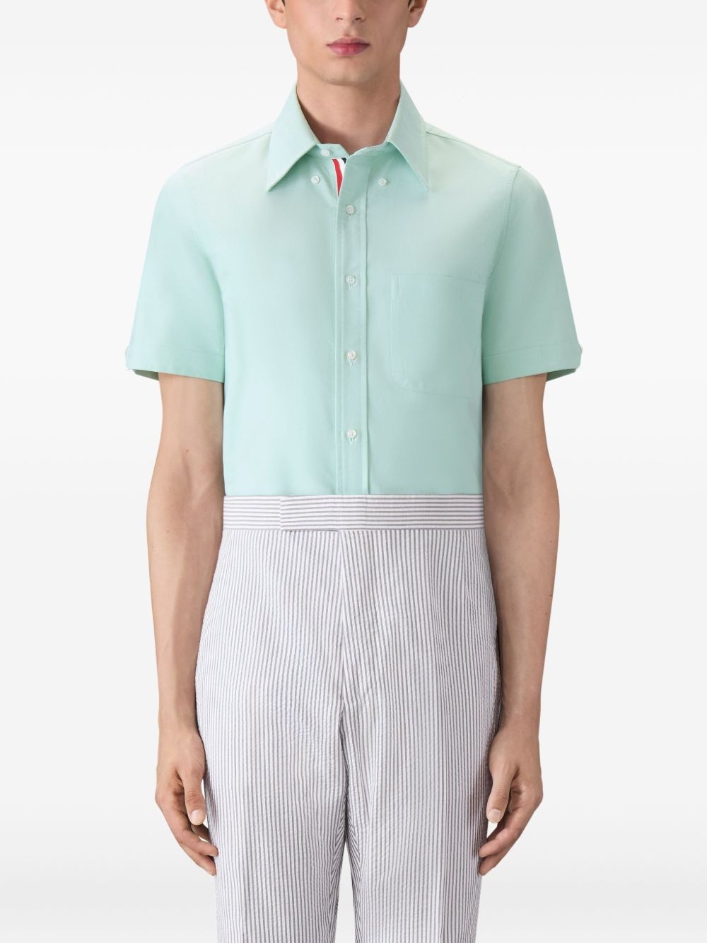 patch-pocket short-sleeve shirt - 3
