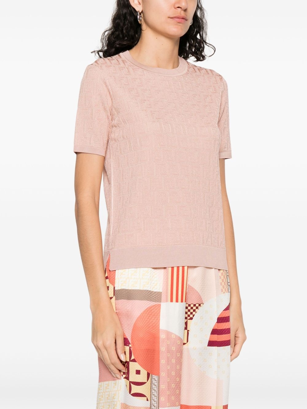 FF-jacquard T-shirt - 3