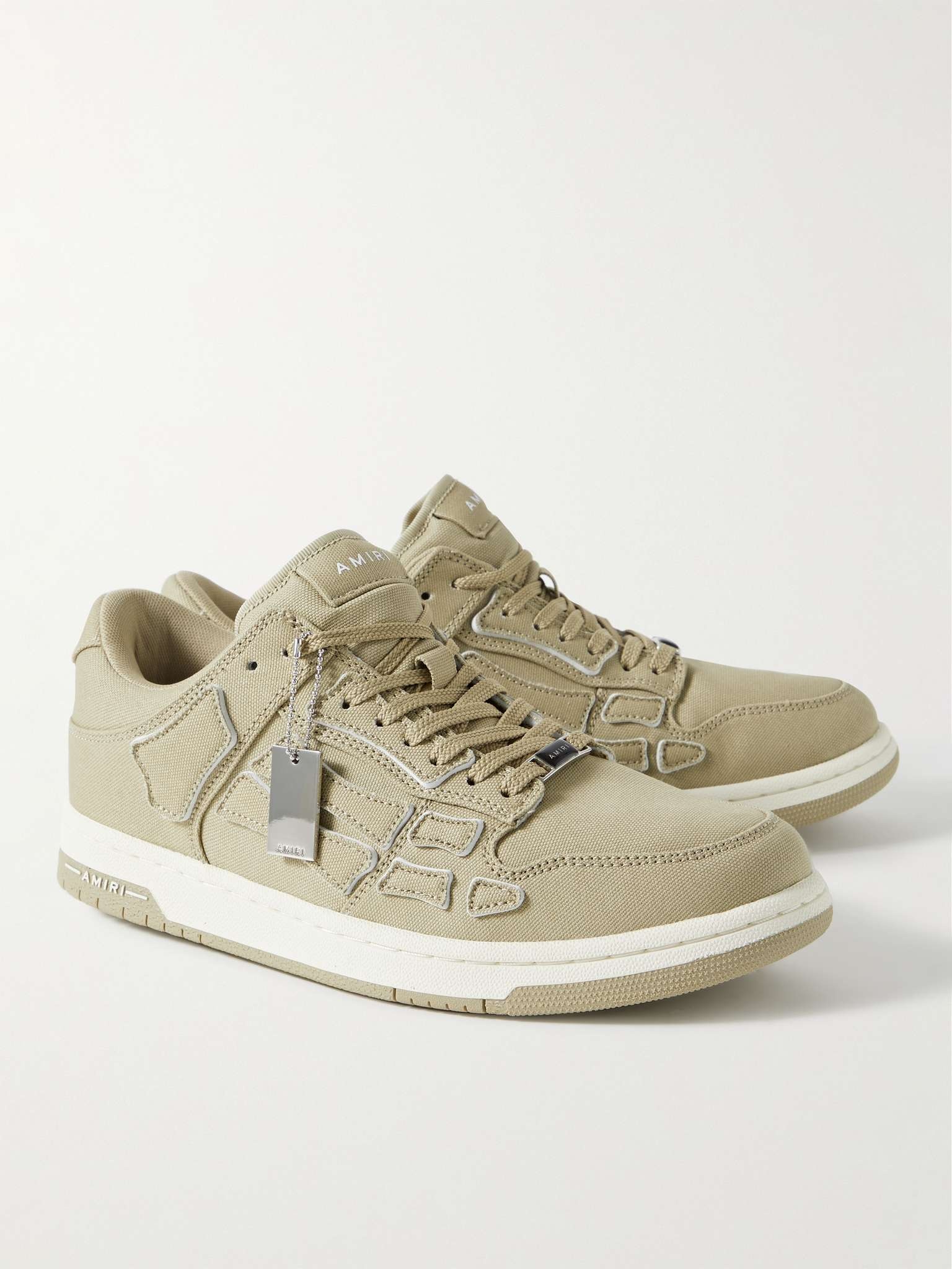 AMIRI Skel-Top Canvas Sneakers mrporter REVERSIBLE