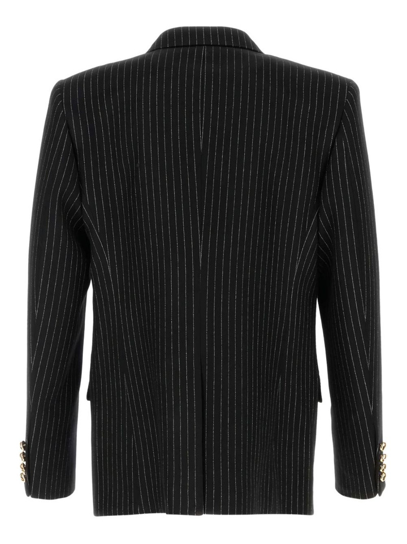 Valentino embroidered pinstripe blazer outlook
