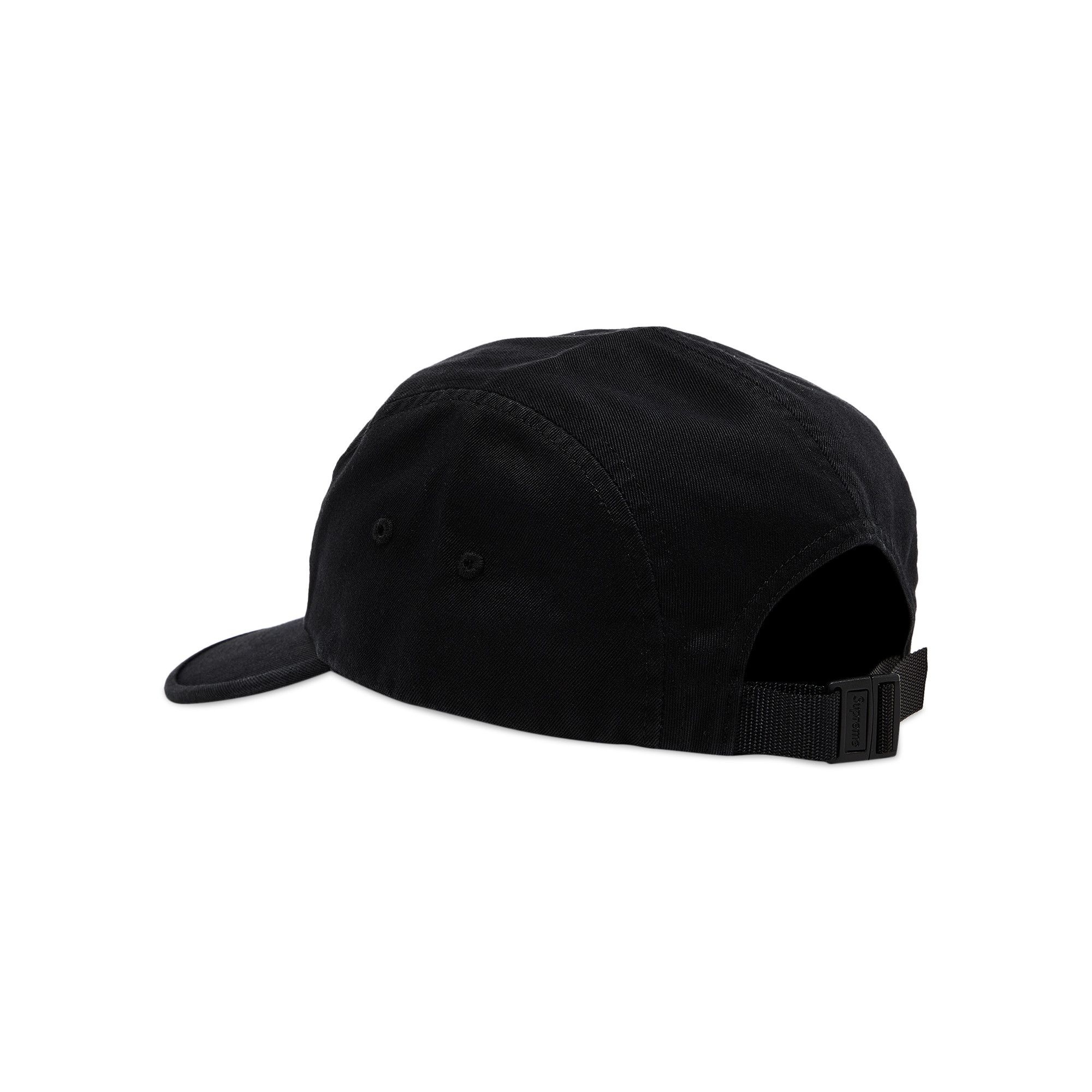 Supreme Washed Chino Twill Camp Cap 'Black' - 3