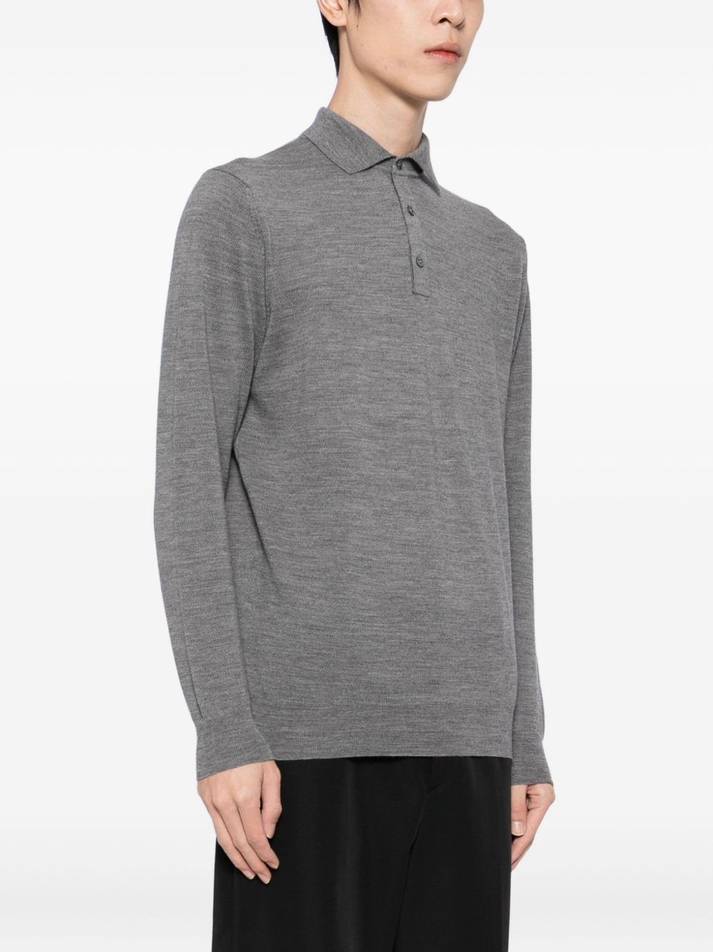 WOOL POLO SHIRT - 3
