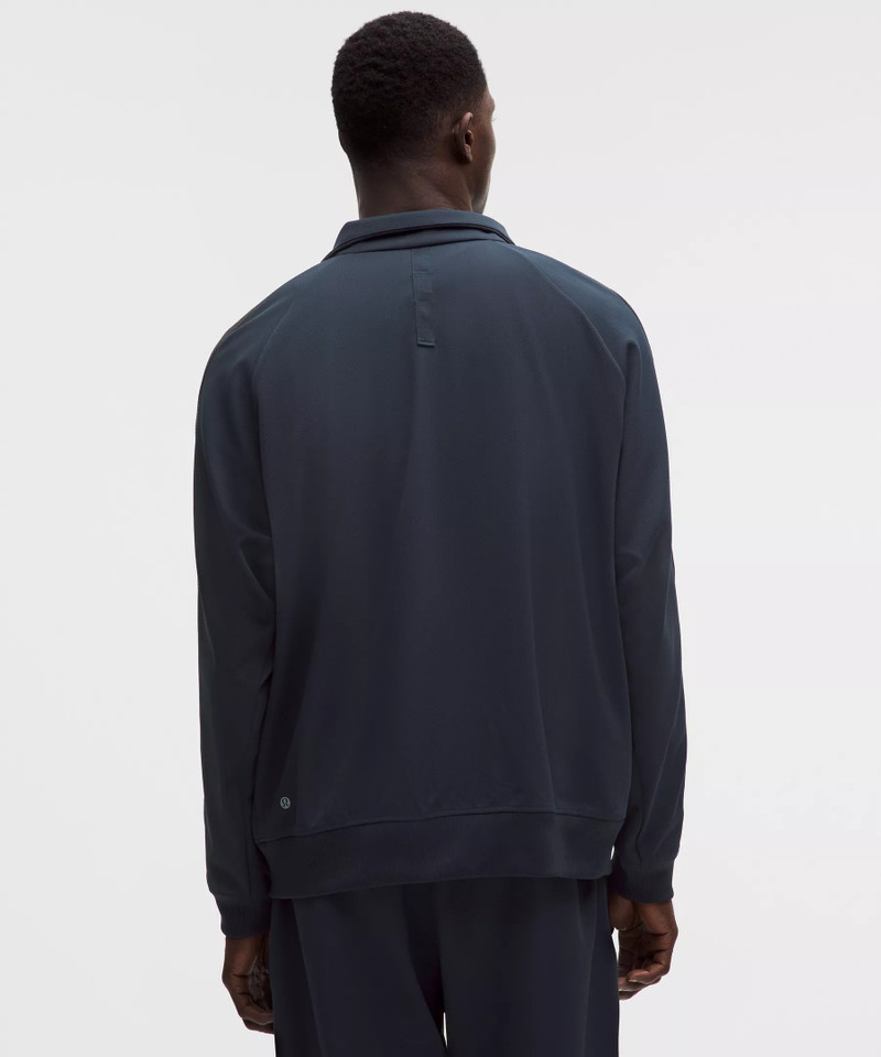 Pique Relaxed-Fit Track Jacket 3