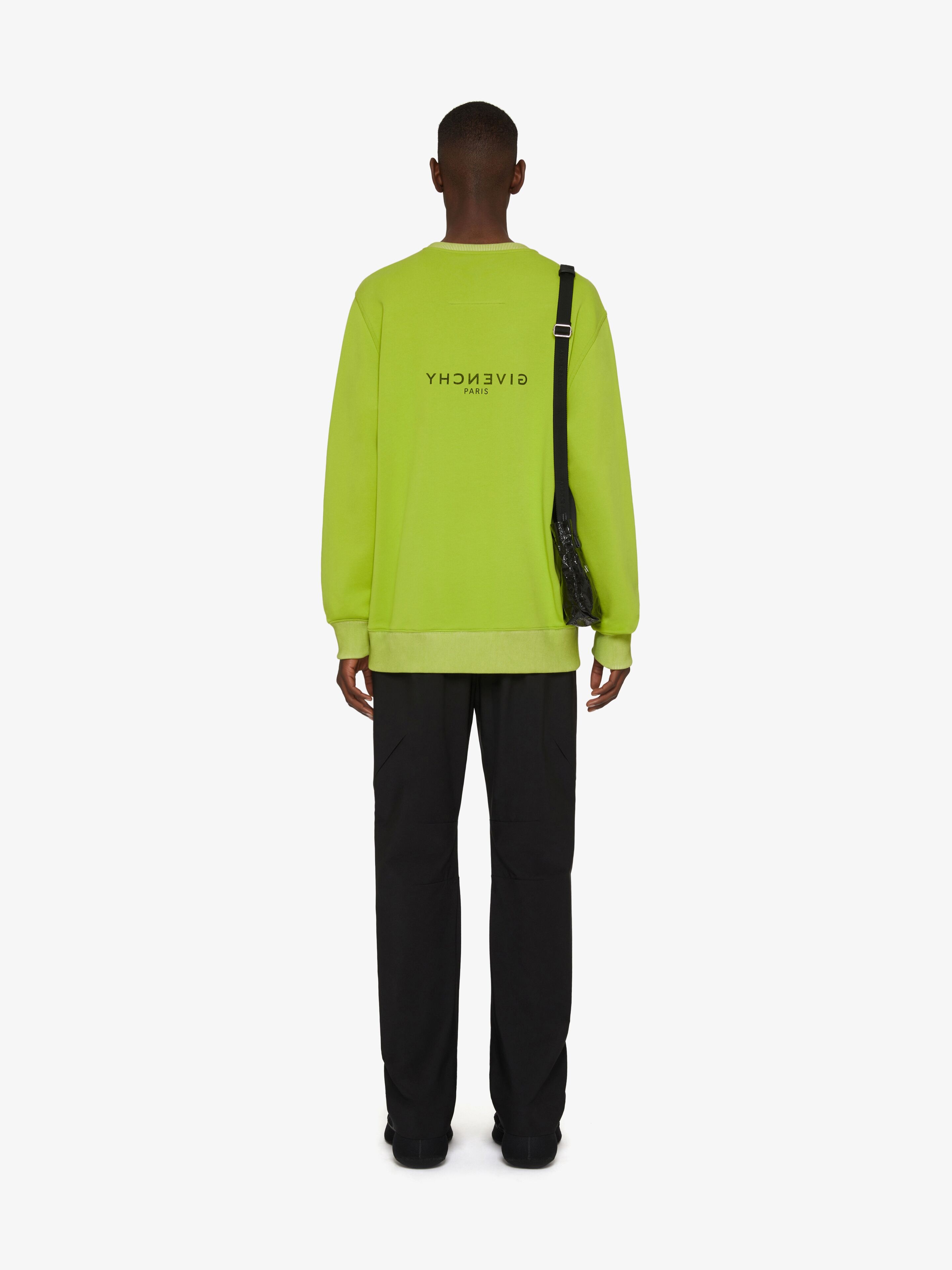 CLASSIC FIT SWEATSHIRT WITH GIVENCHY REVERSE PRINT - 4