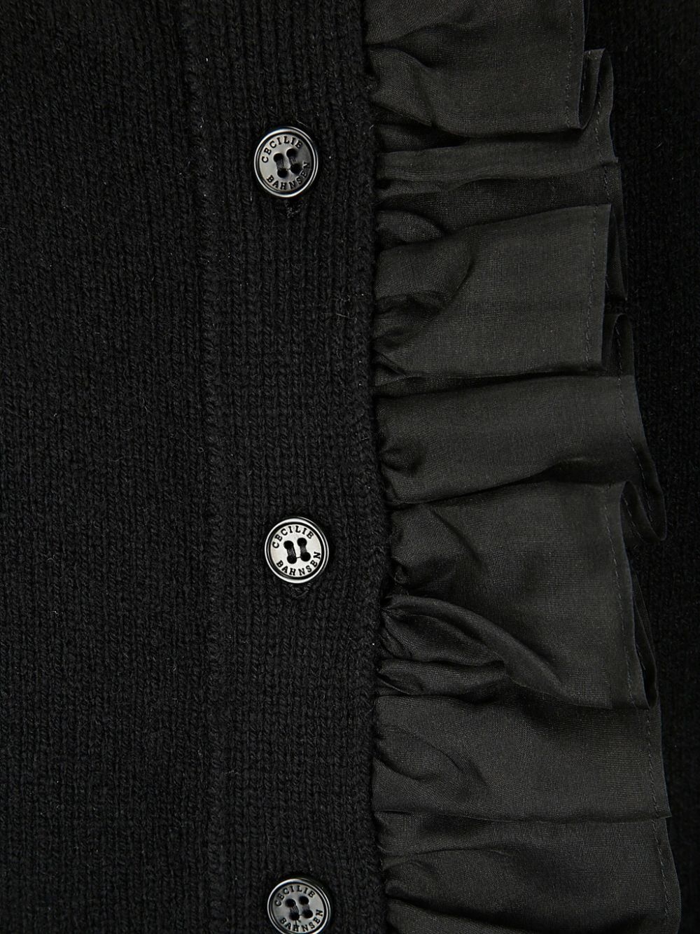 Ruffle-detailing vest - 3