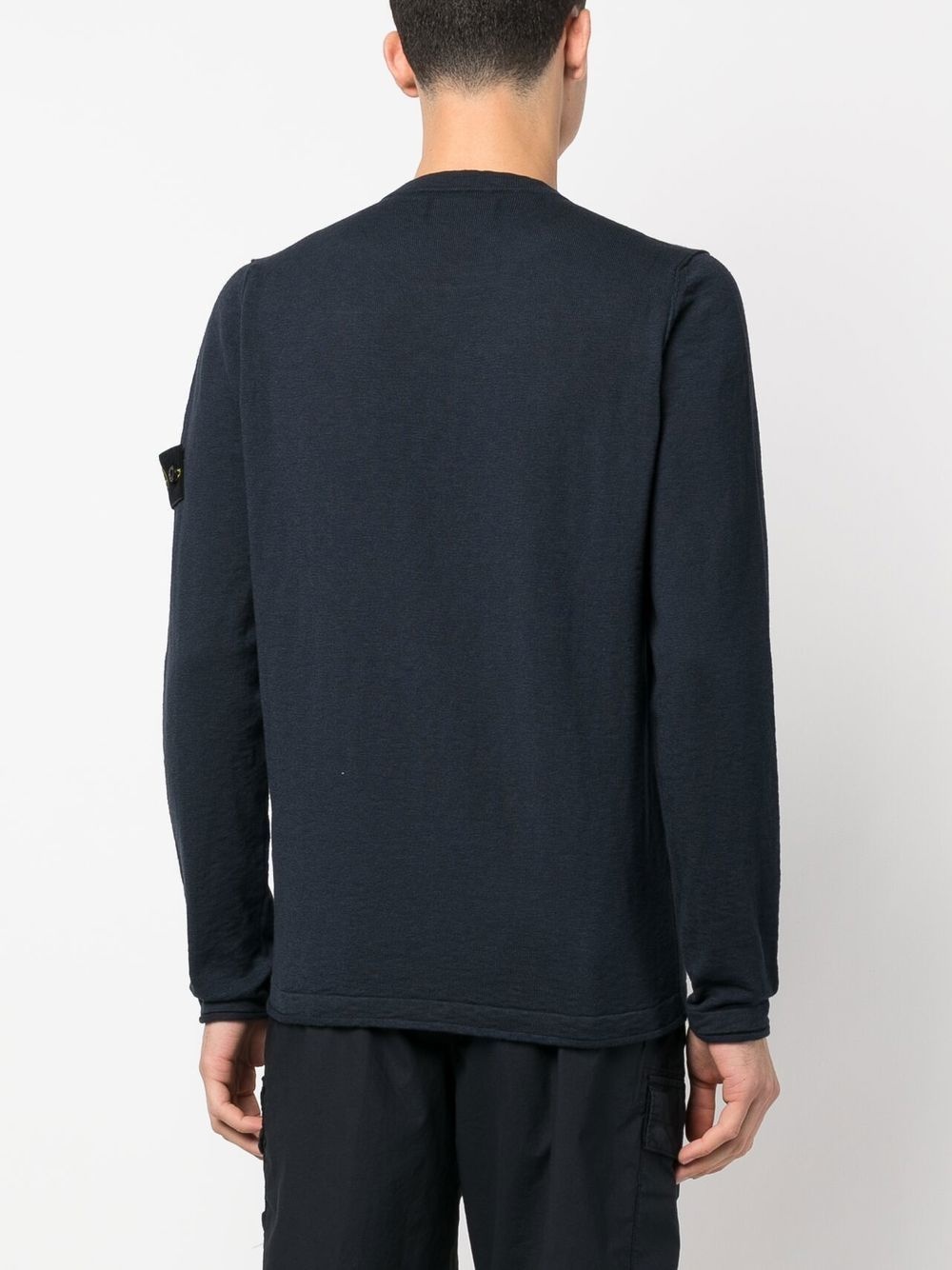 logo-patch sleeve jumper - 4