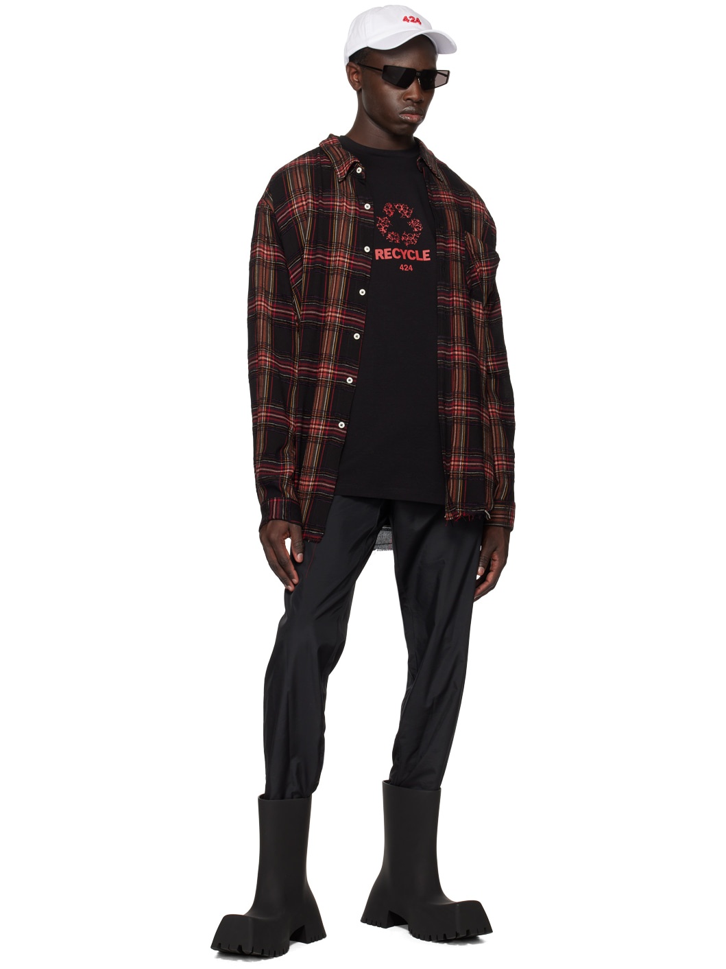 Black Patch Lounge Pants - 4