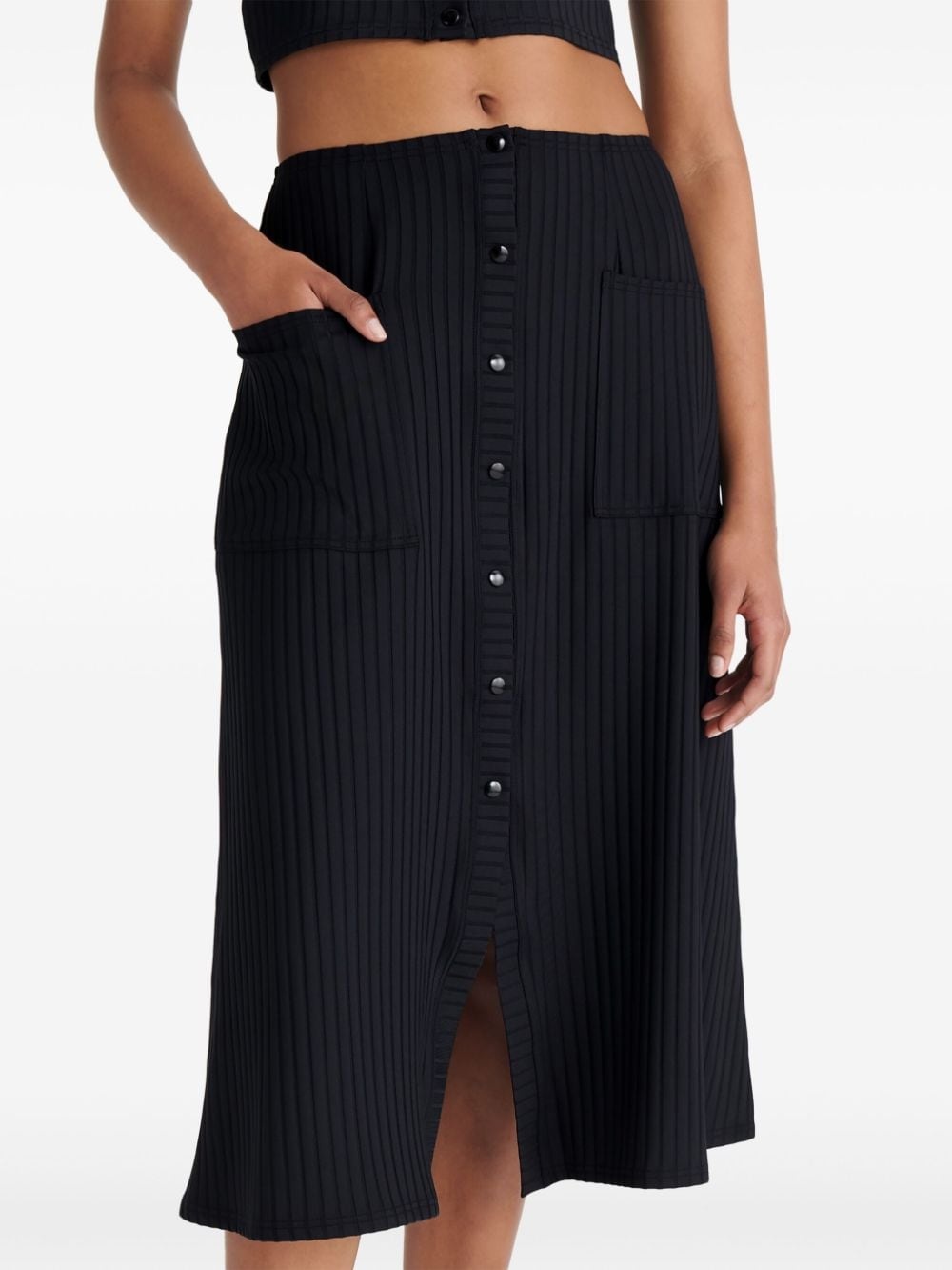 Copacabana ribbed midi skirt - 4