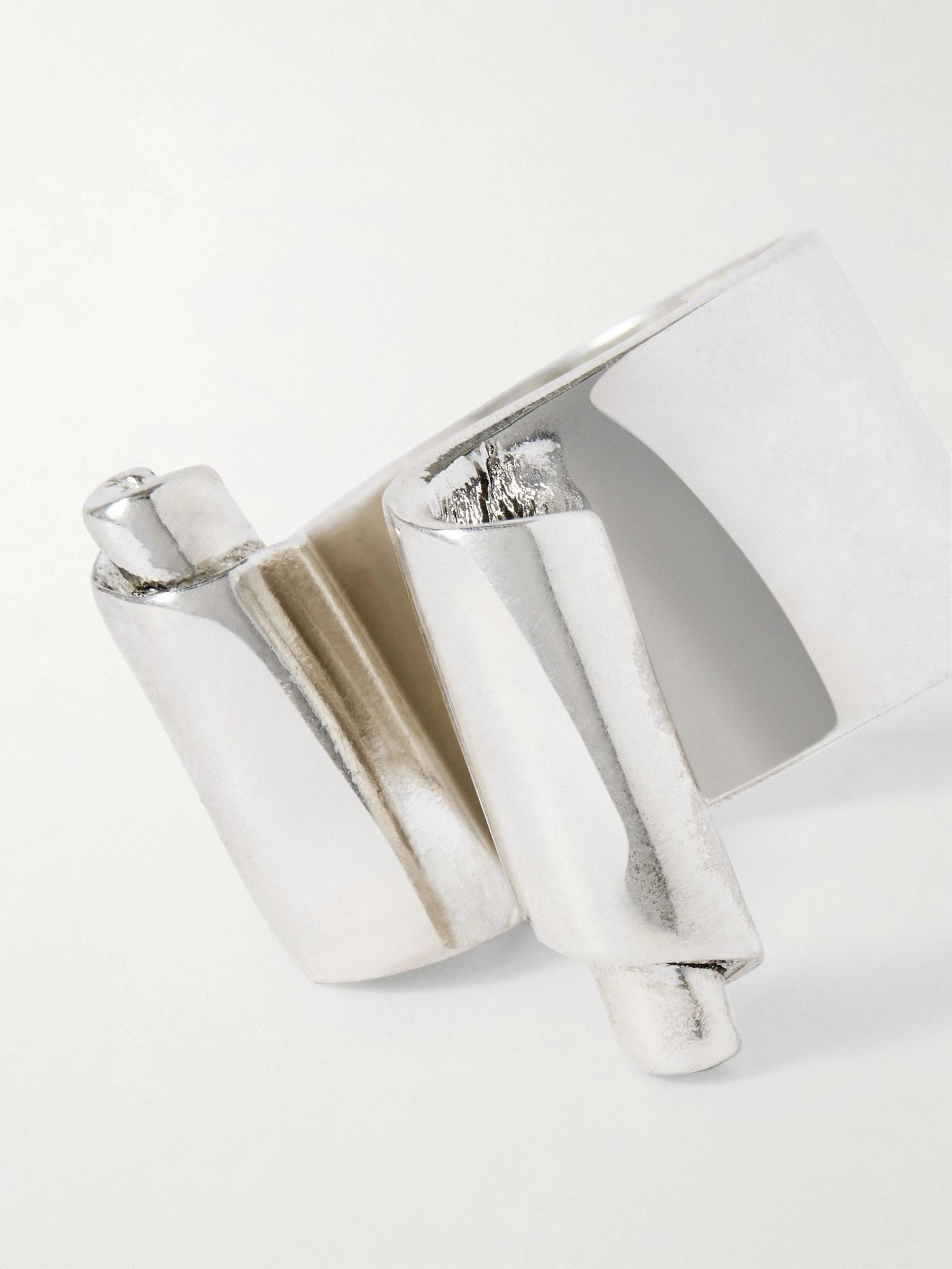 Papyros sterling silver ring Silver - 4