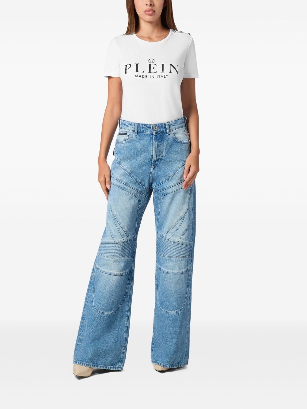 wide-leg jeans - 2