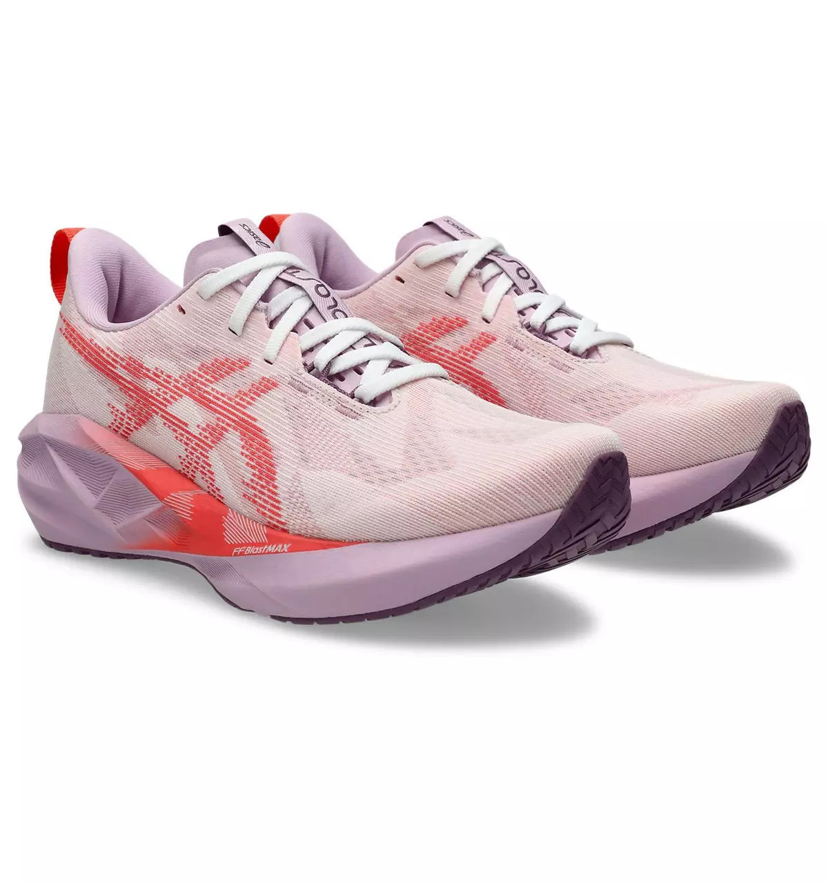 ASICS NOVABLAST 5 "White/Coral Reef" Women's Running Shoe - 7