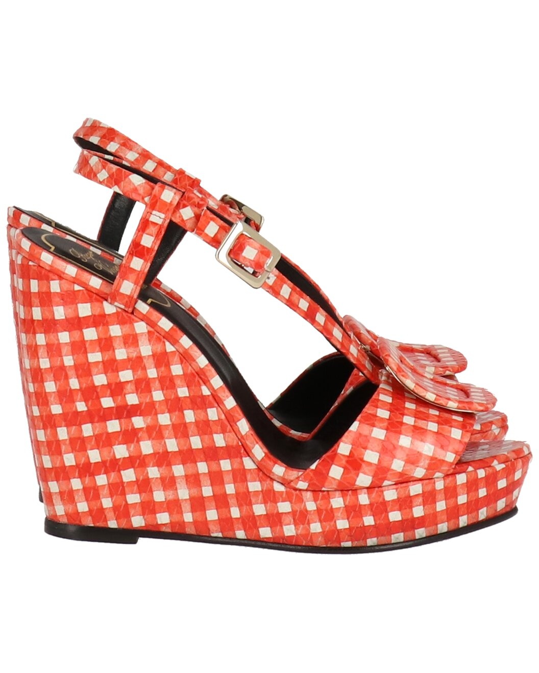 Roger Vivier Leather Wedge Sandal - 2