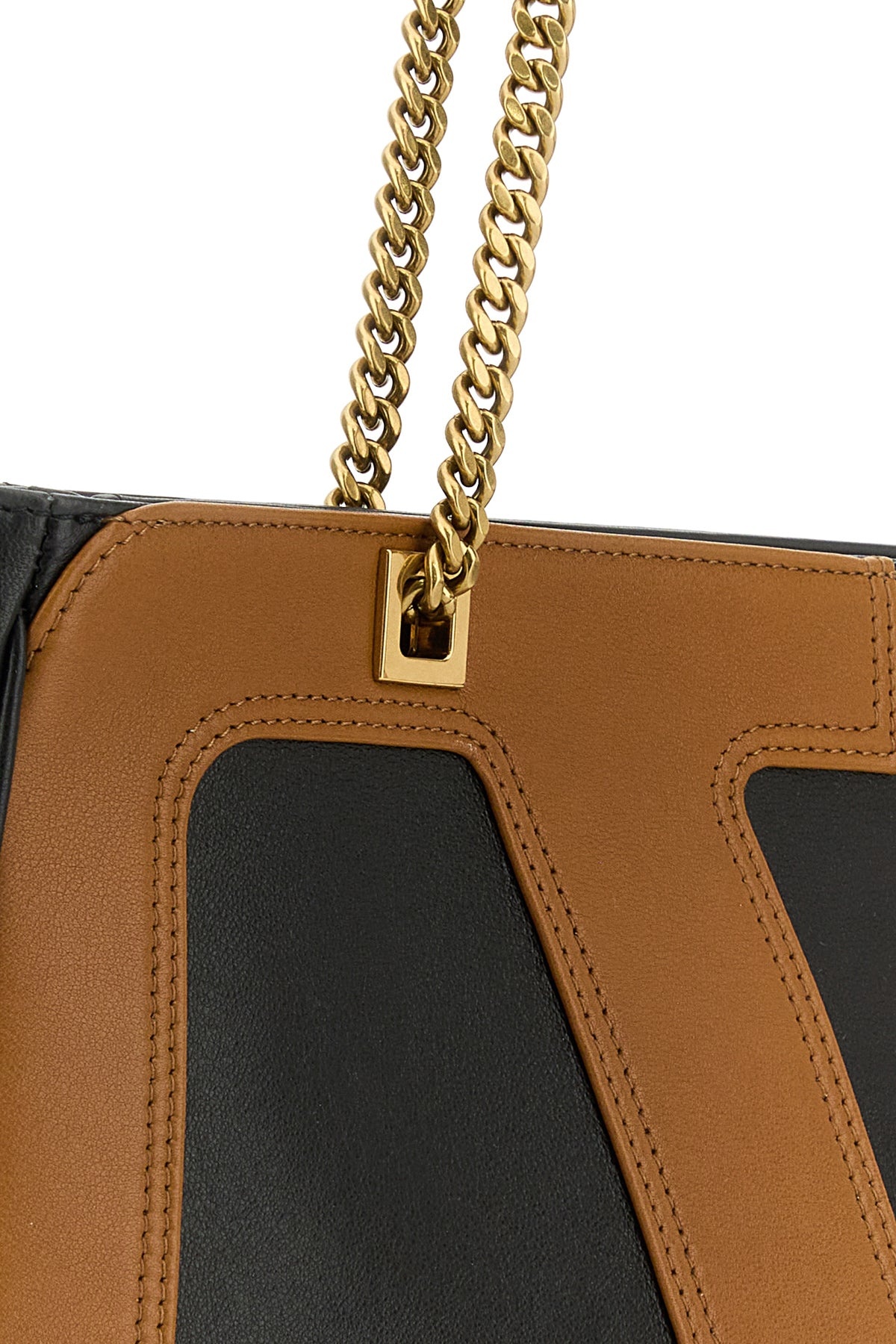 Black nappa leather medium Viva Superstar shopping bag - 4