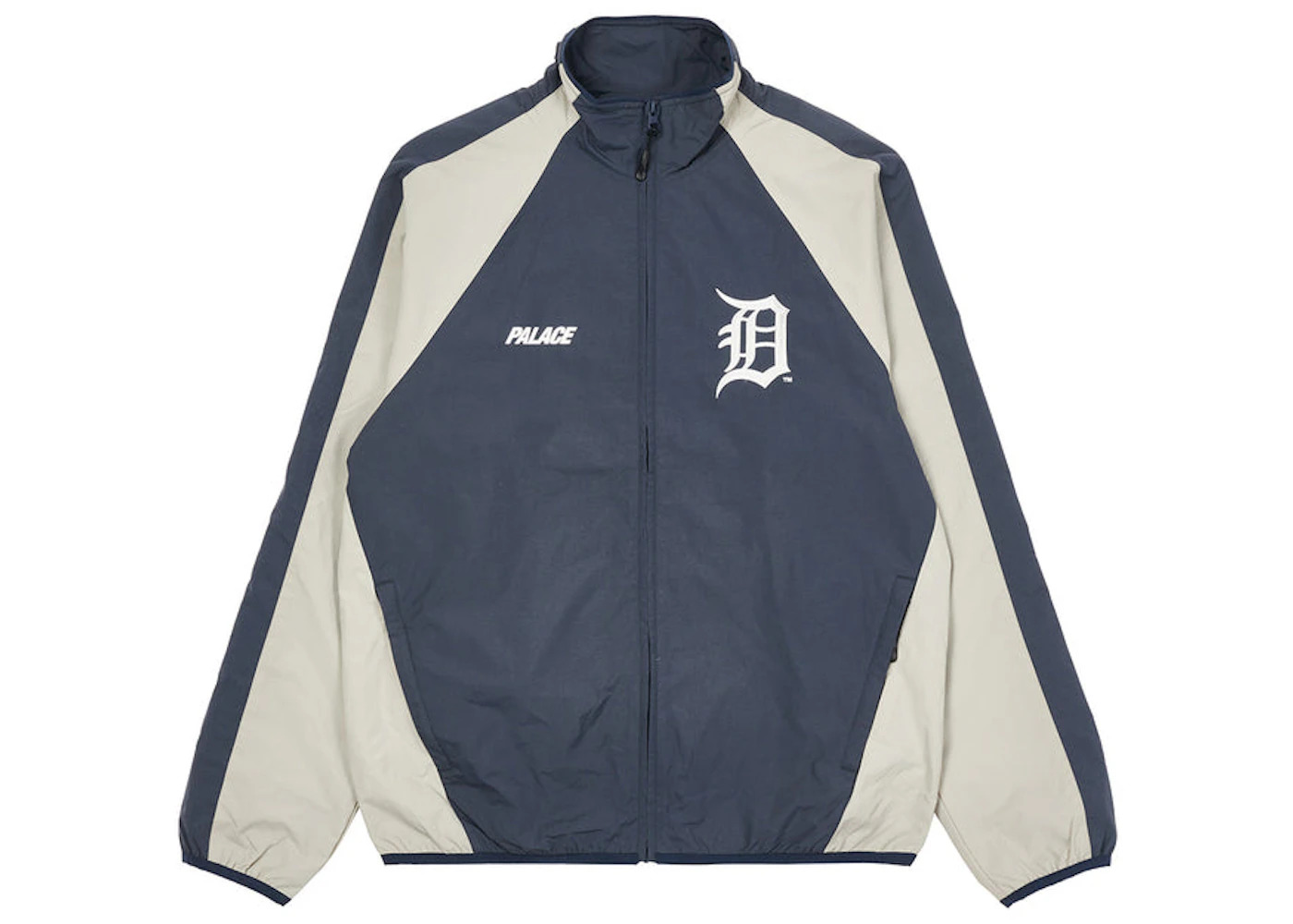 Palace x Detroit Tigers New Era Track Top Navy/Grey - 2