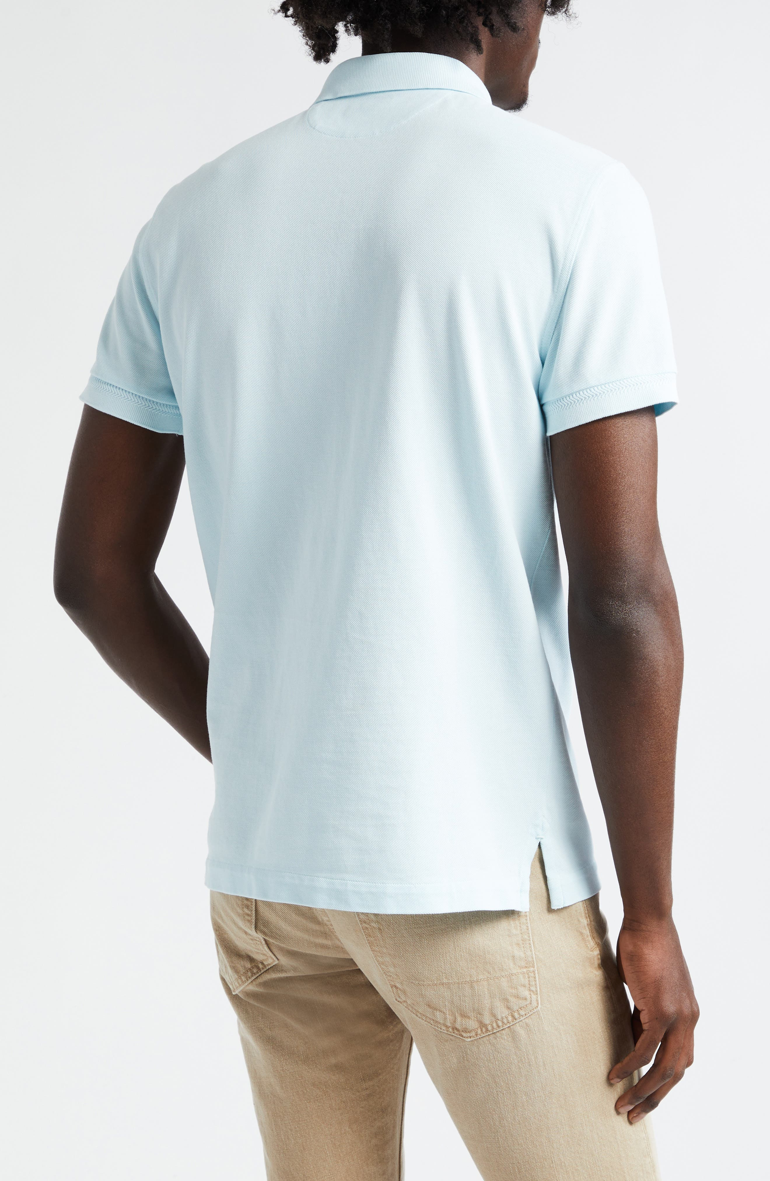 Short Sleeve Cotton Piqué Polo - 3