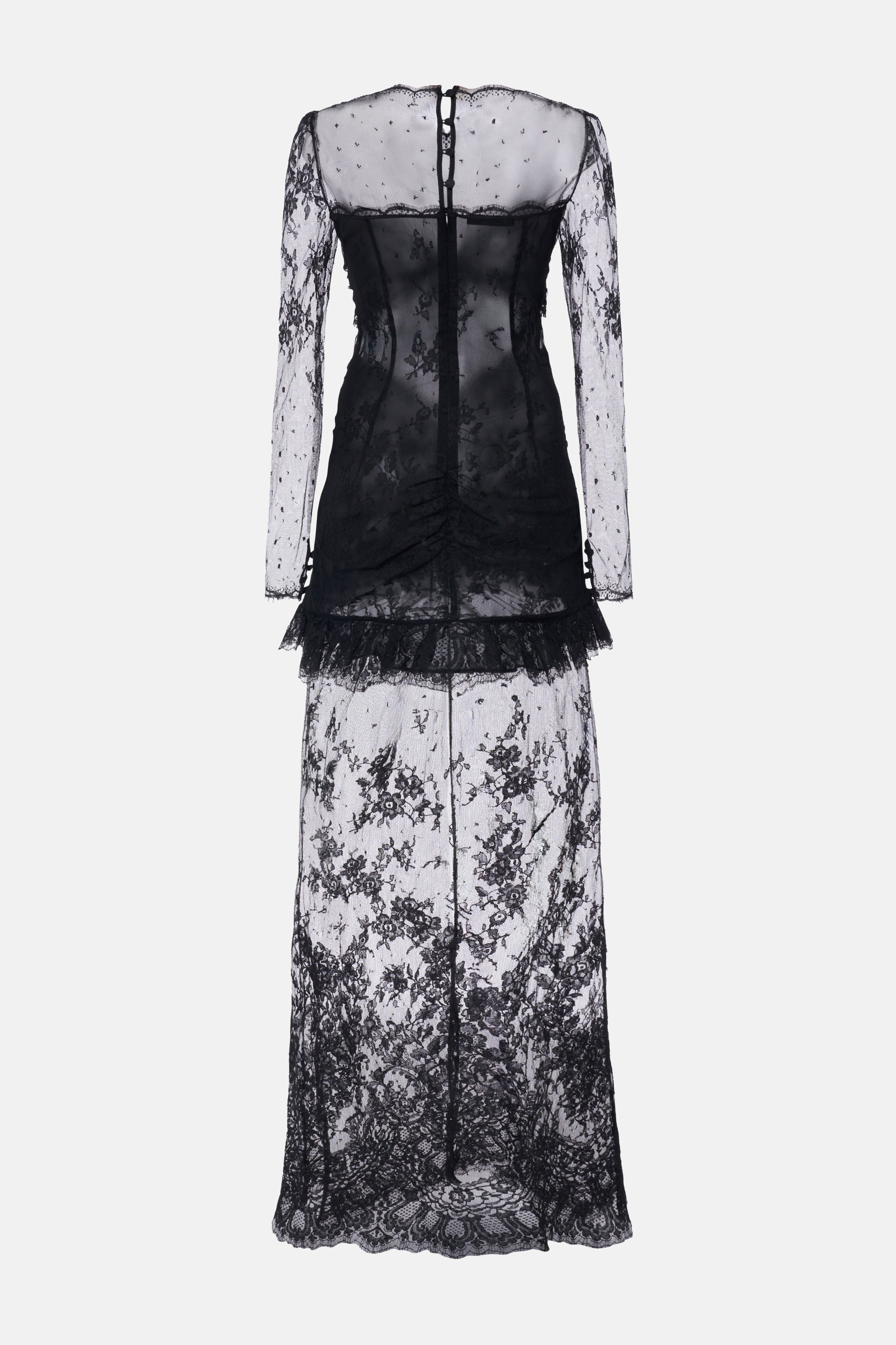 SHEER LACE DRESS - 2