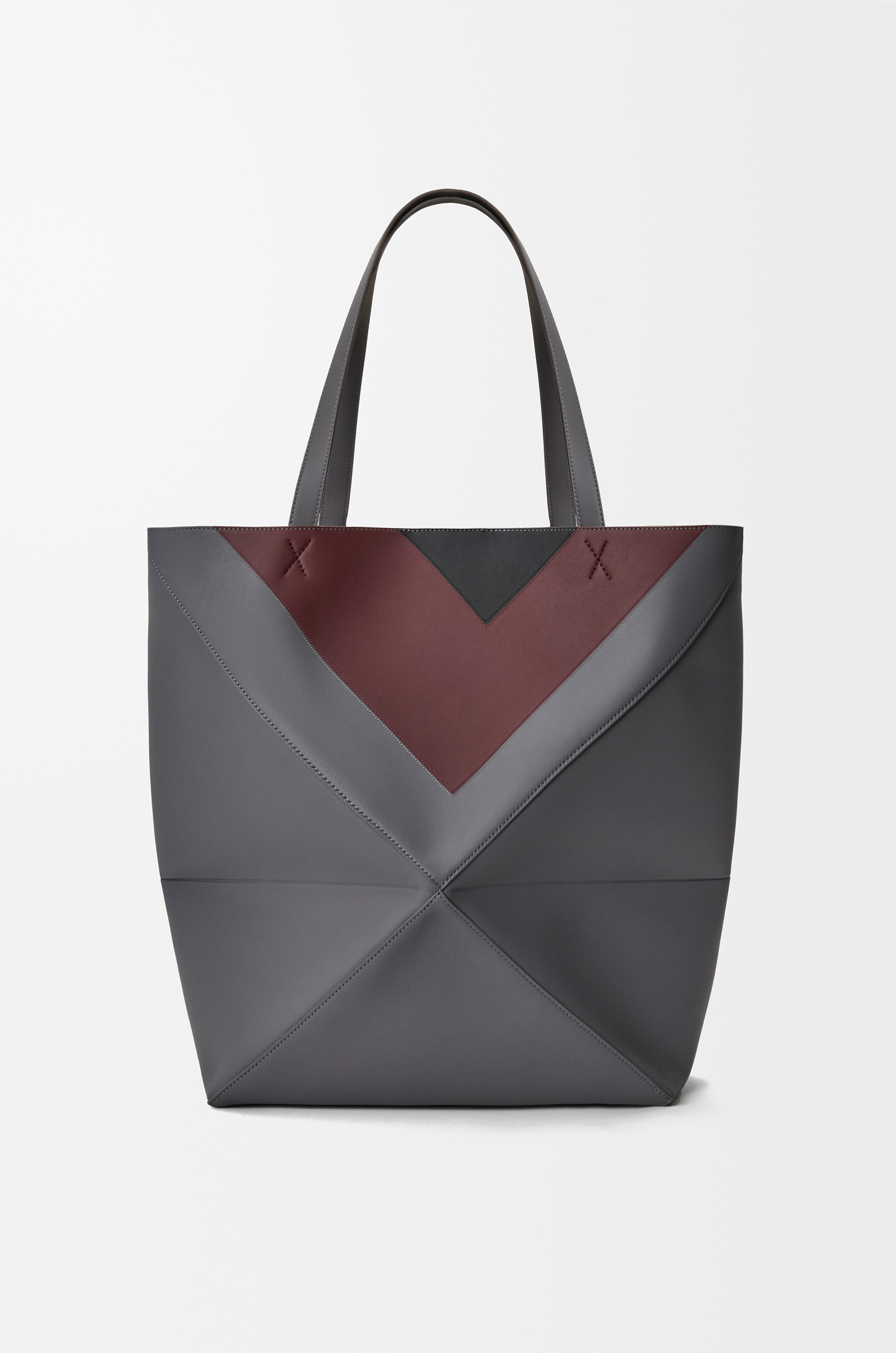 XL Puzzle Fold tote in nappa calfskin - 7