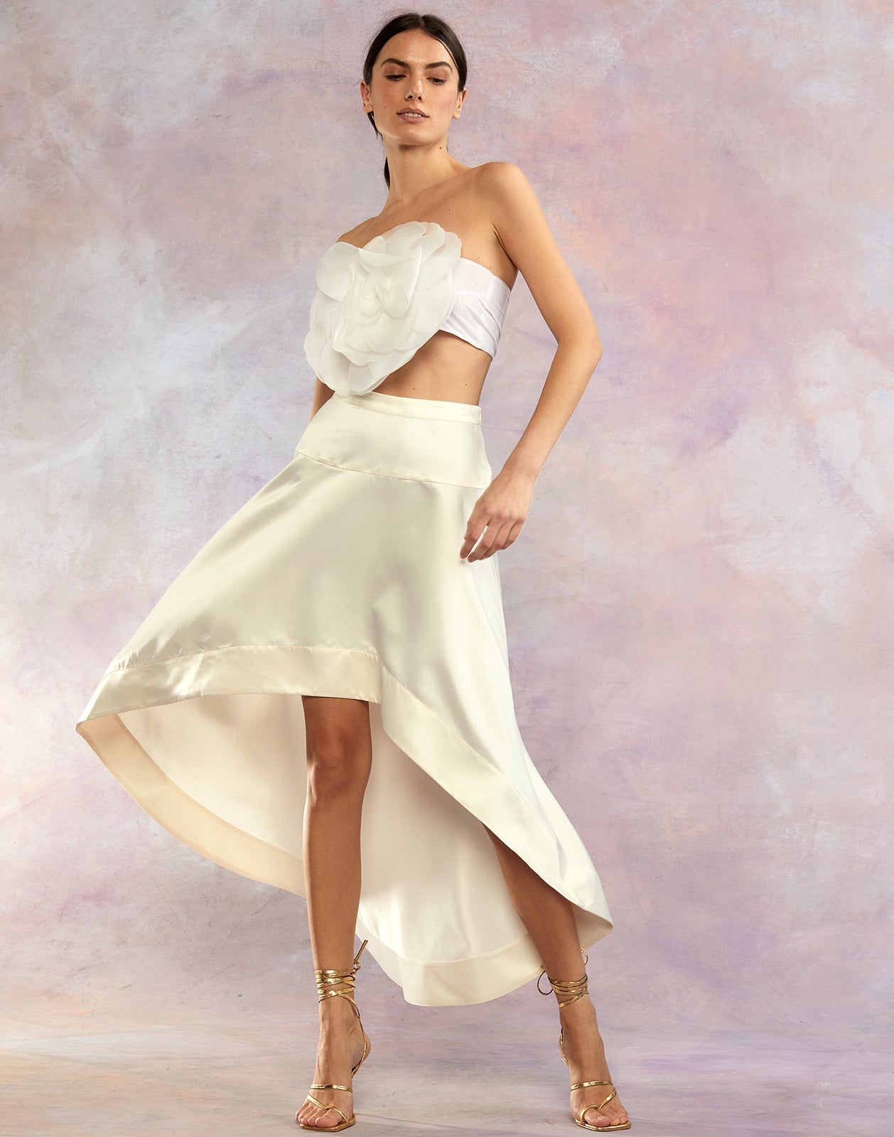 Livia Satin Skirt - 5