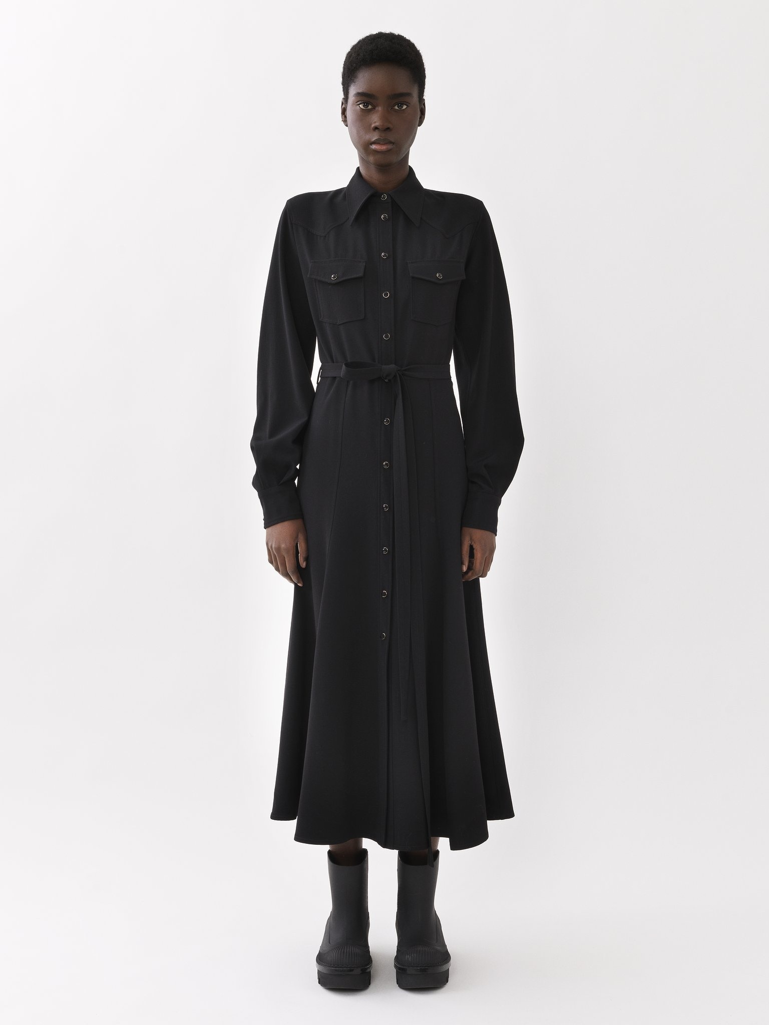 MIDI SHIRT DRESS - 2
