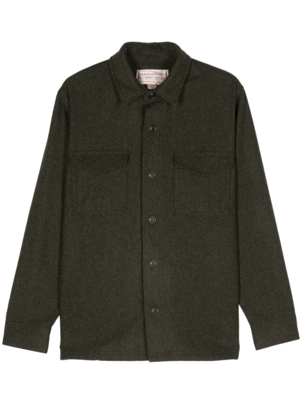 wool shirt jacket - 1