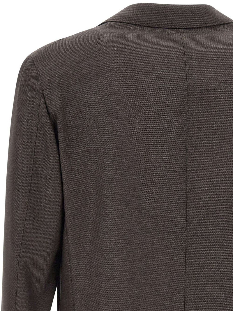textured narrow-lapels blazer 5