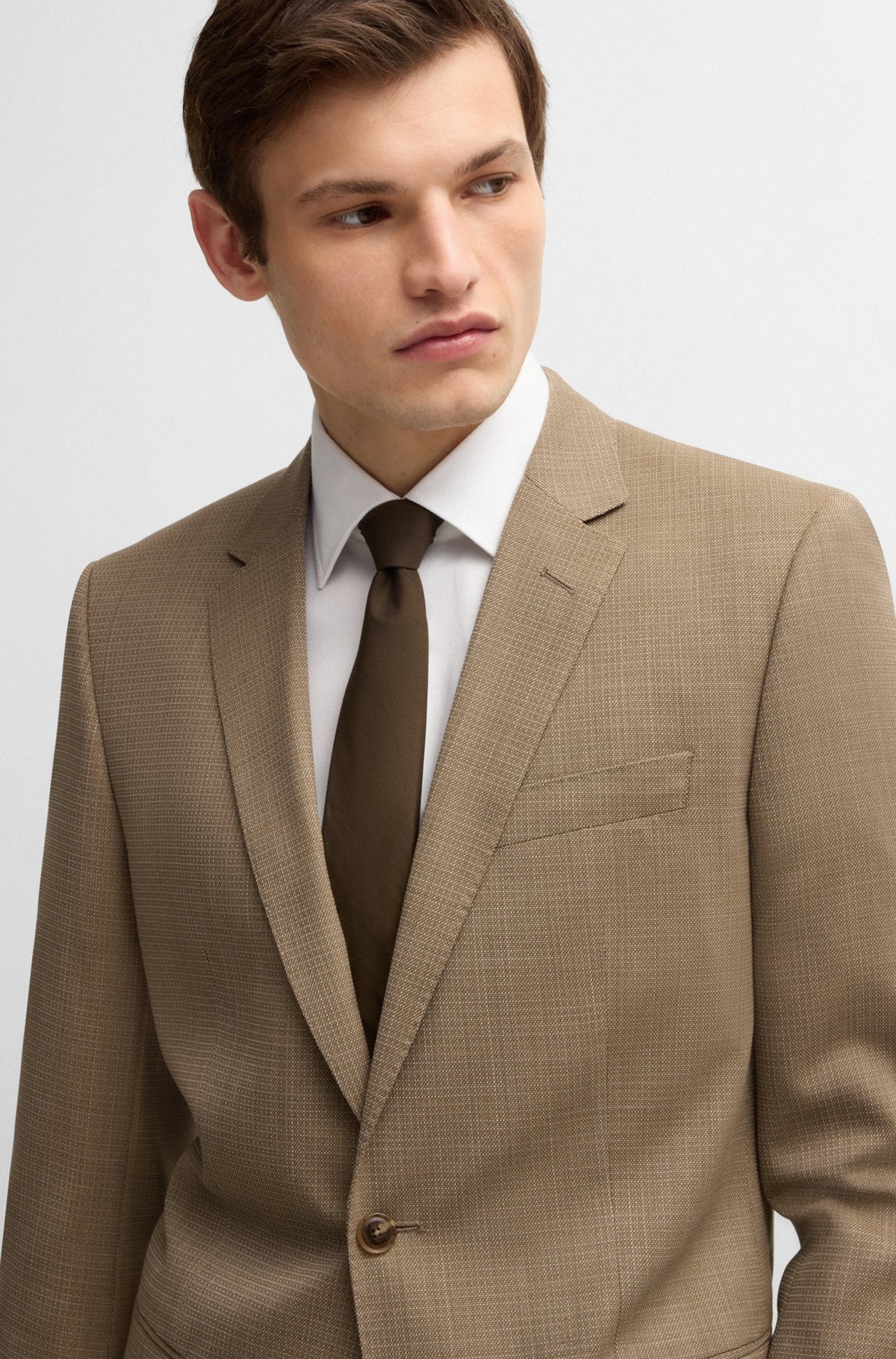 SLIM-FIT SUIT IN STRETCH CLOTH - 4