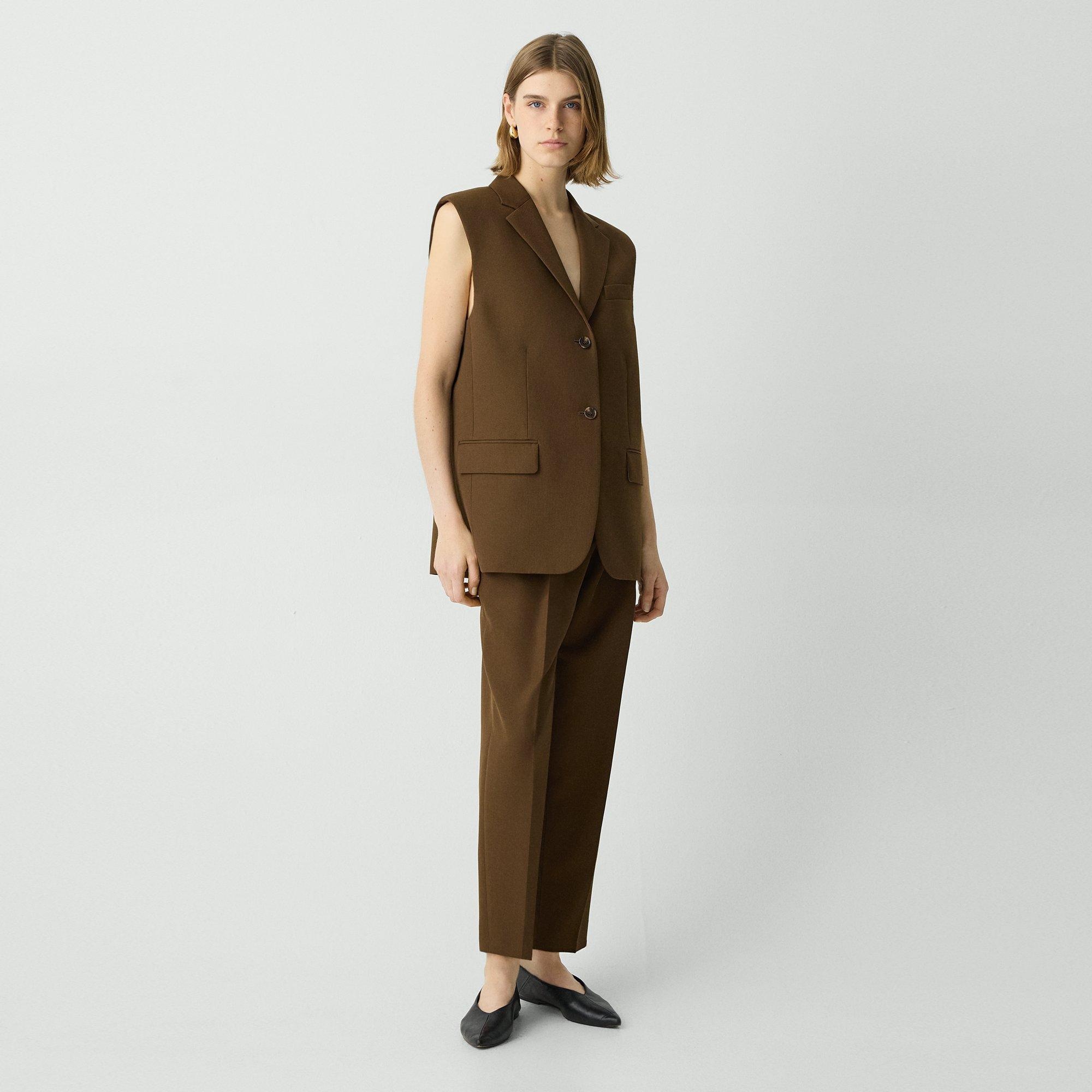 Oversized Vest in Wool-Blend - 6
